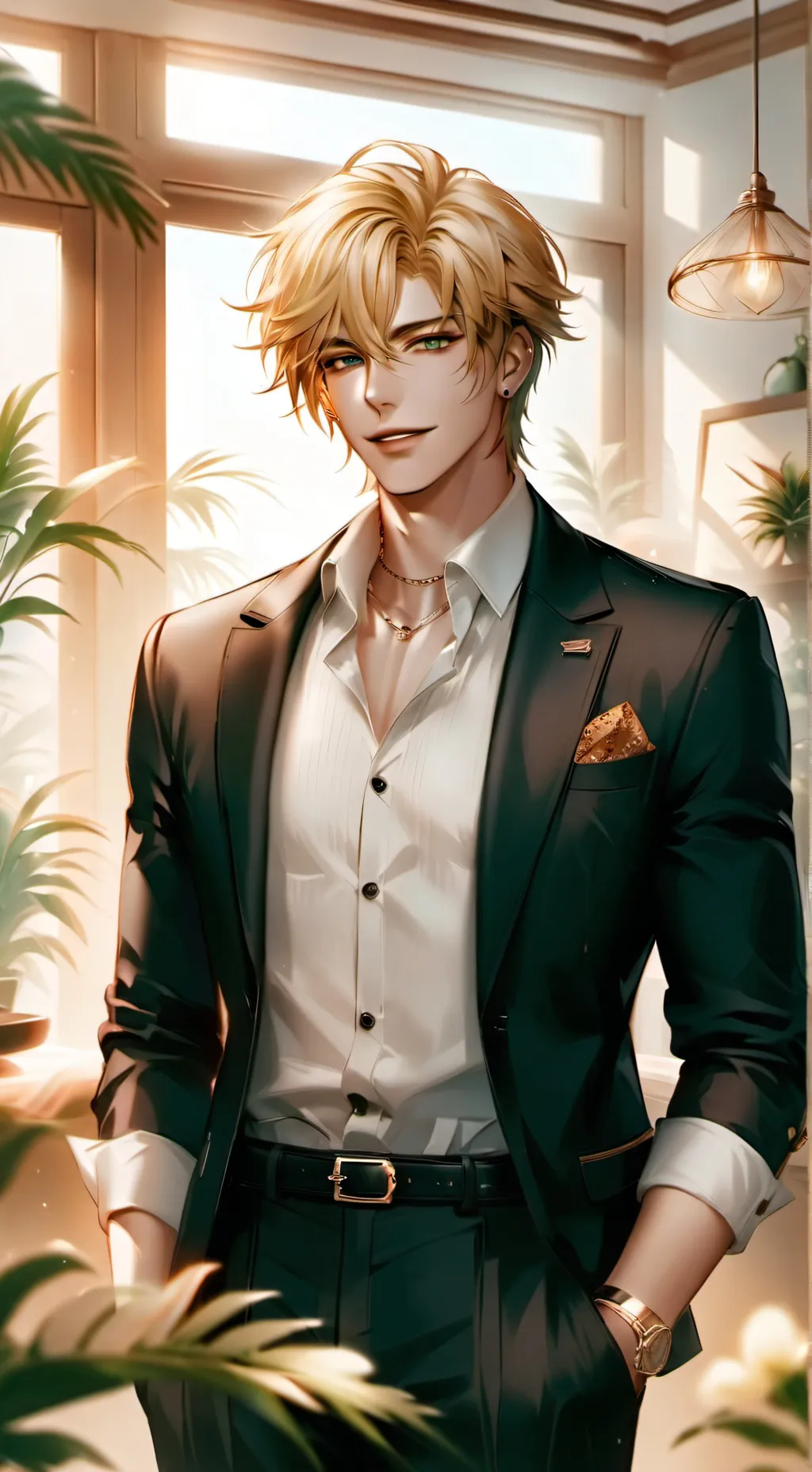 ai character: Franck  background