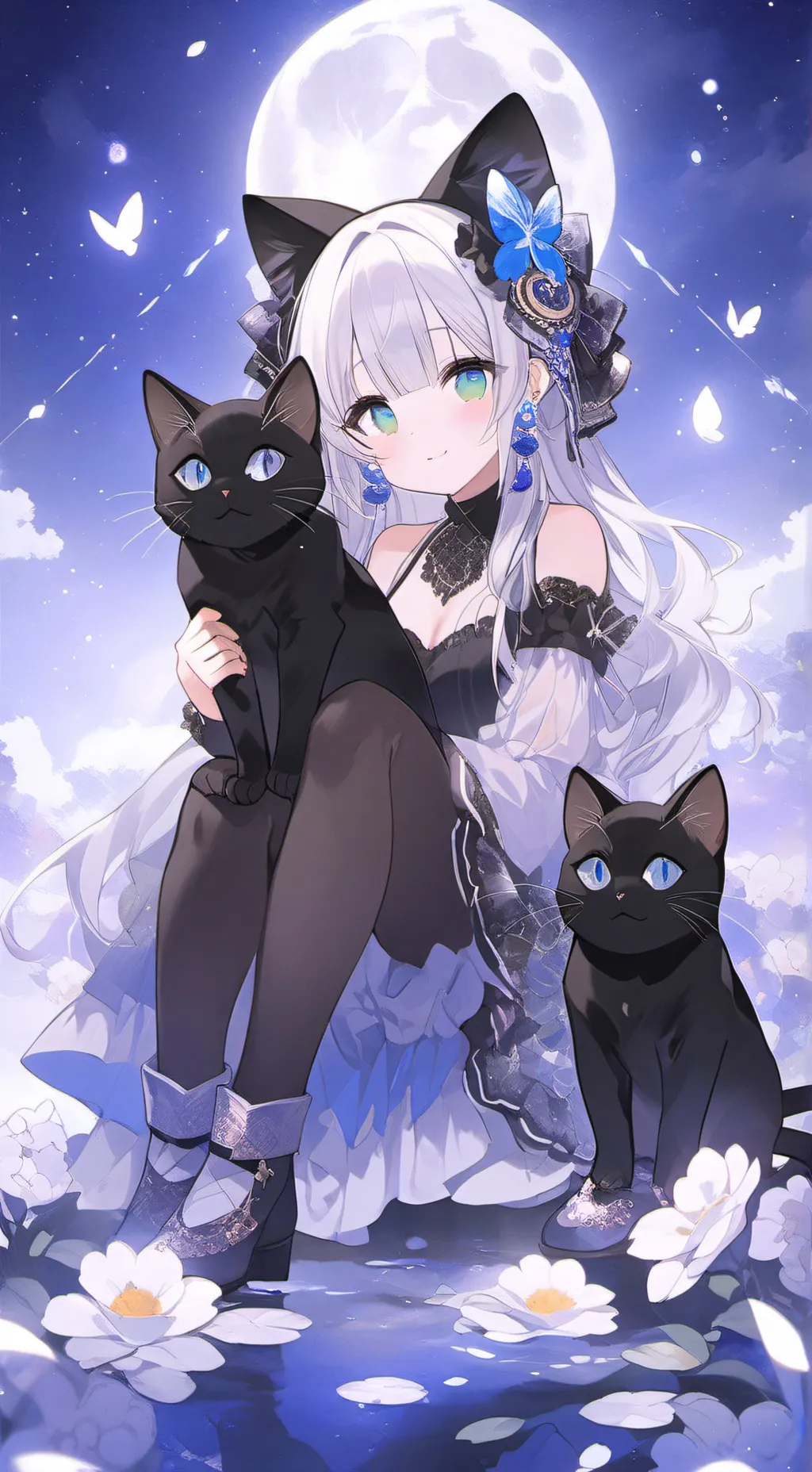 ai character: Aurora background