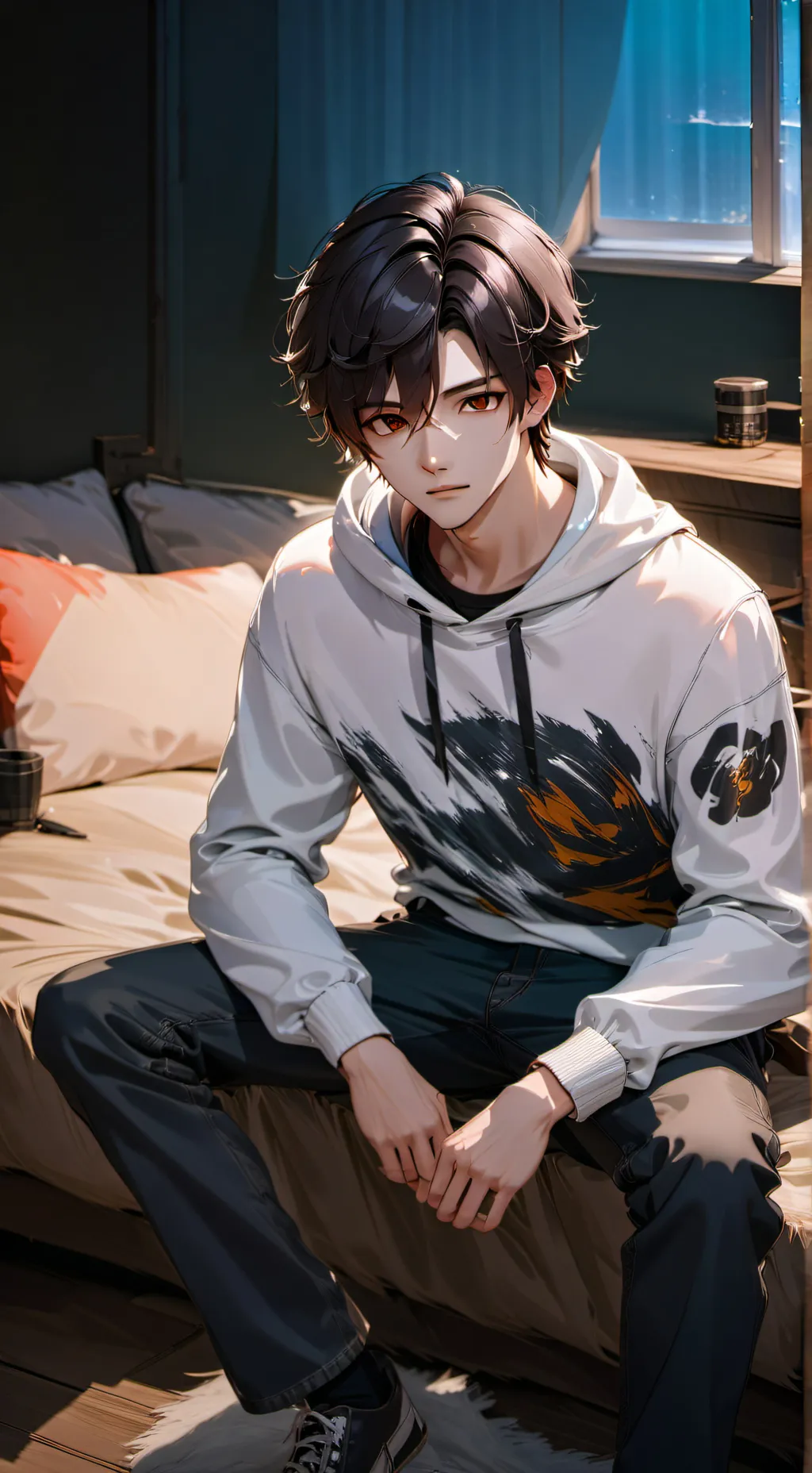 ai character: Ethan  background