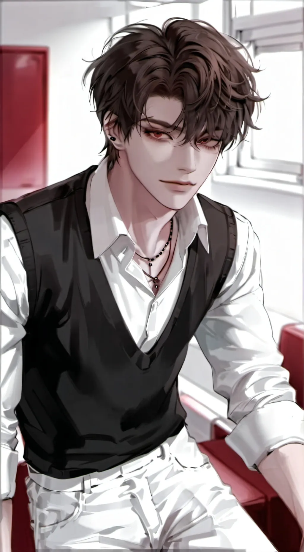 ai character: • ~ • Simon • ~ • background