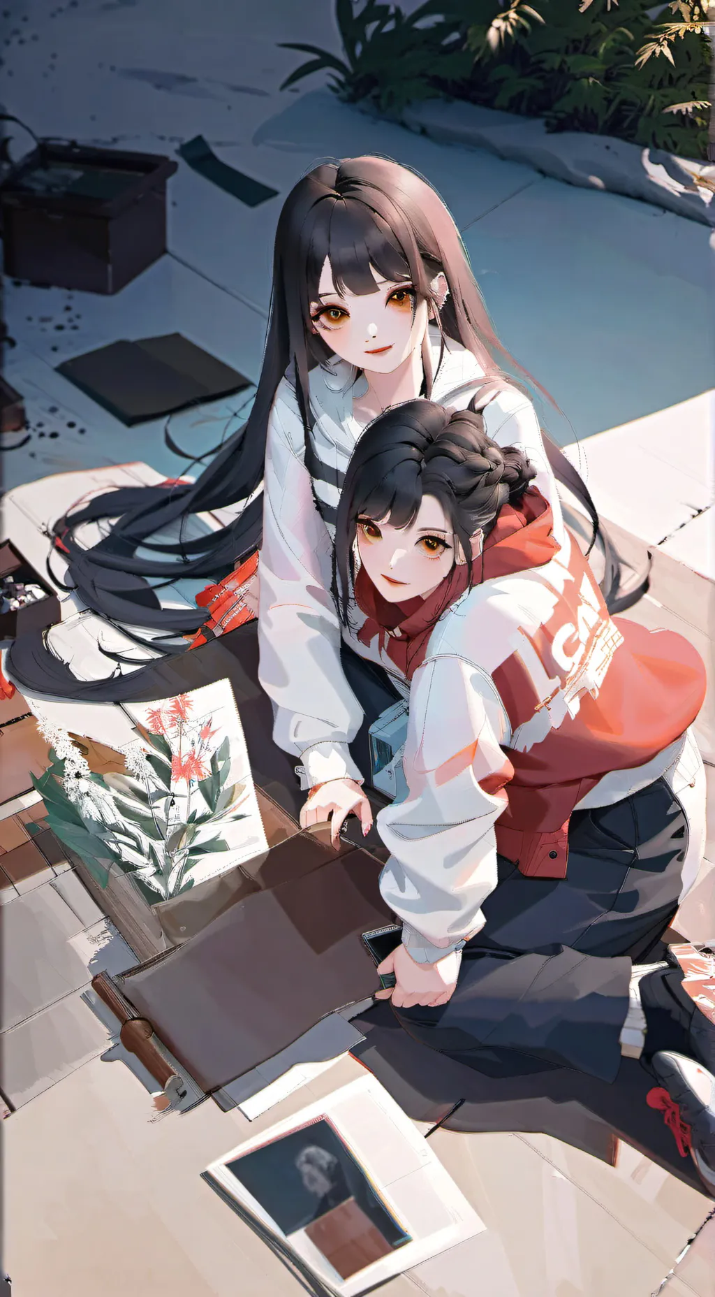 ai character: Twin sis  background