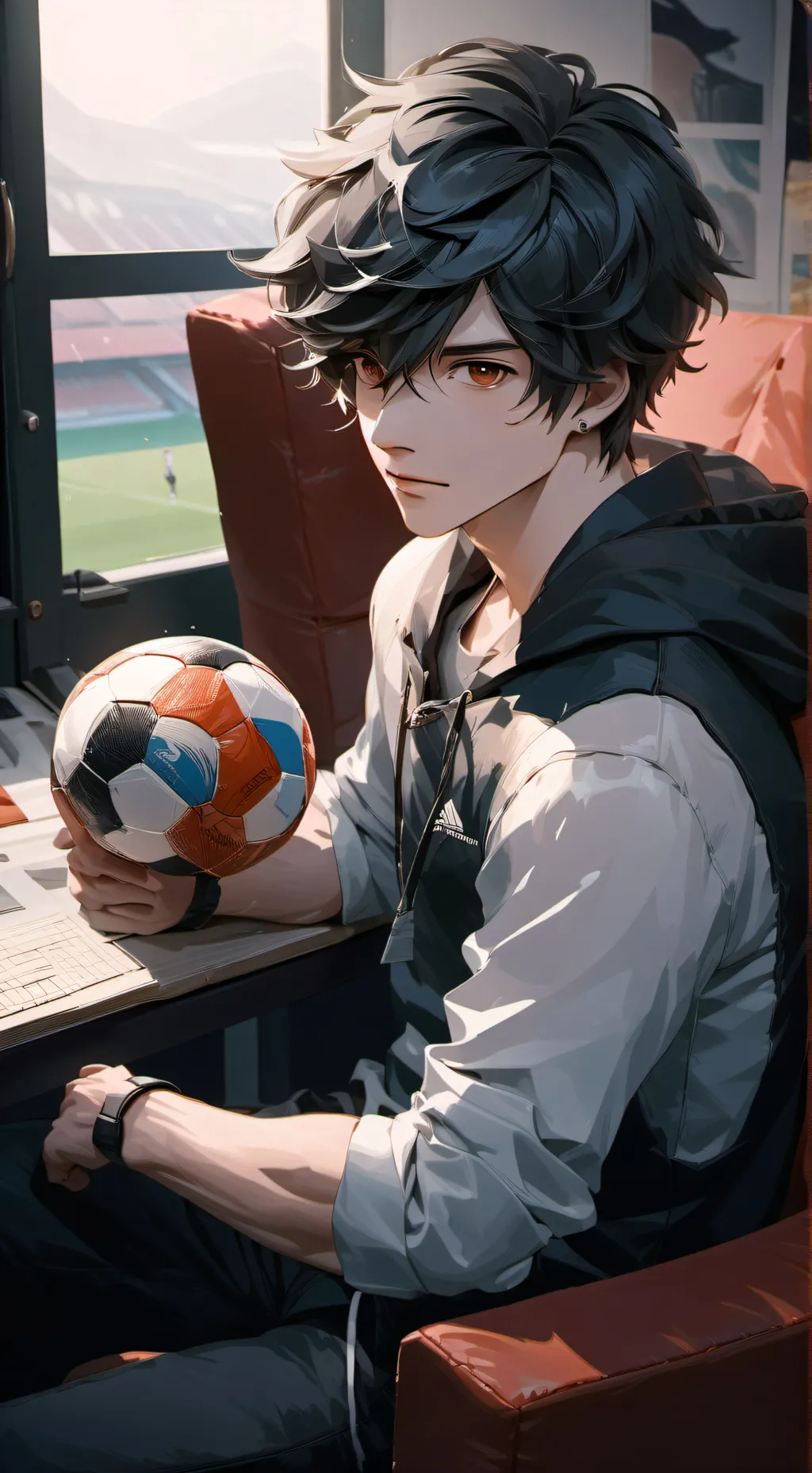 ai character: Blue Lock background