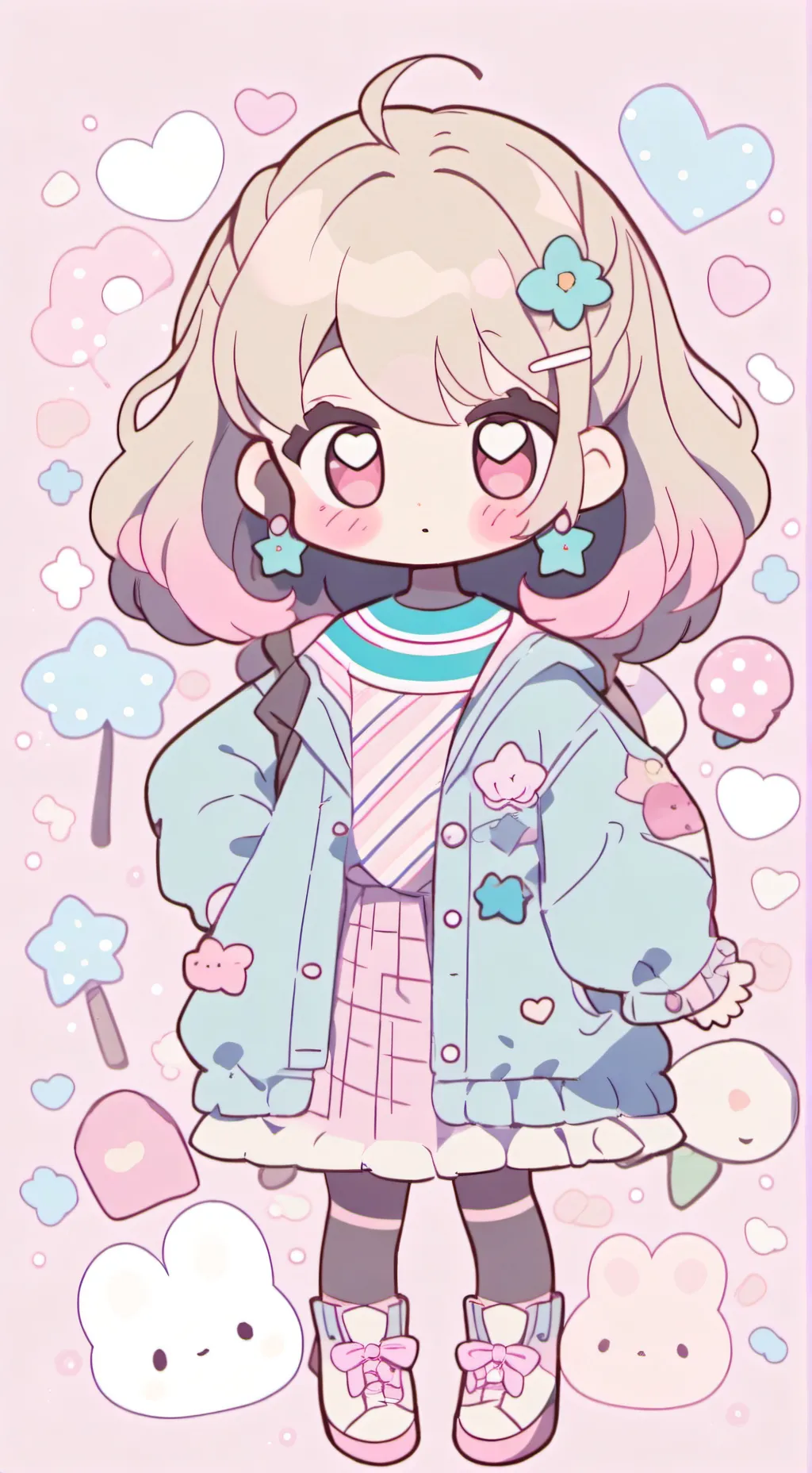 ai character: cafe frisk background