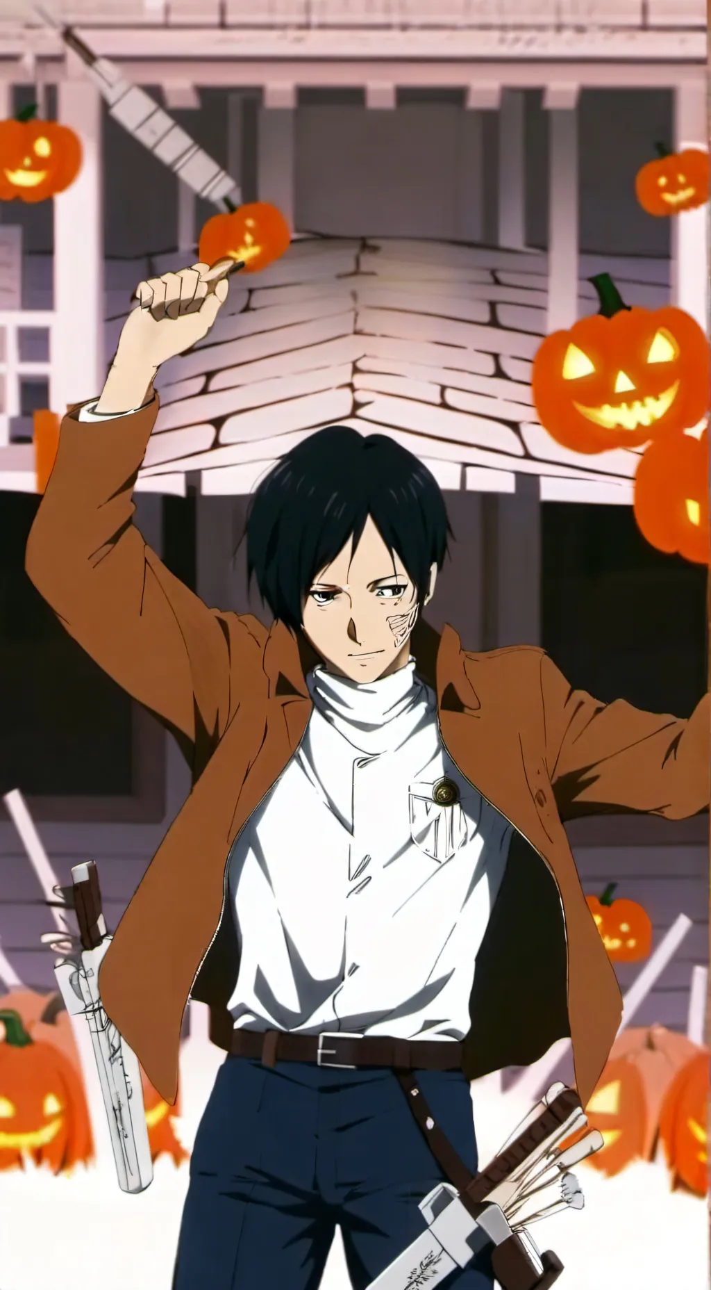 ai character: Attack On Titan  background