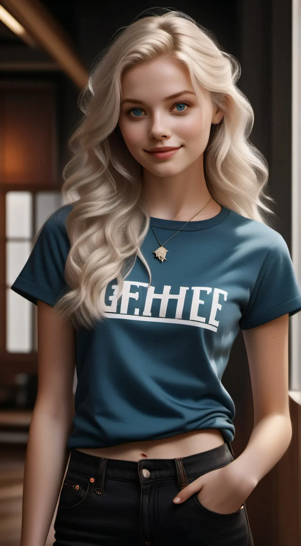 ai character: Lily Prescott  background