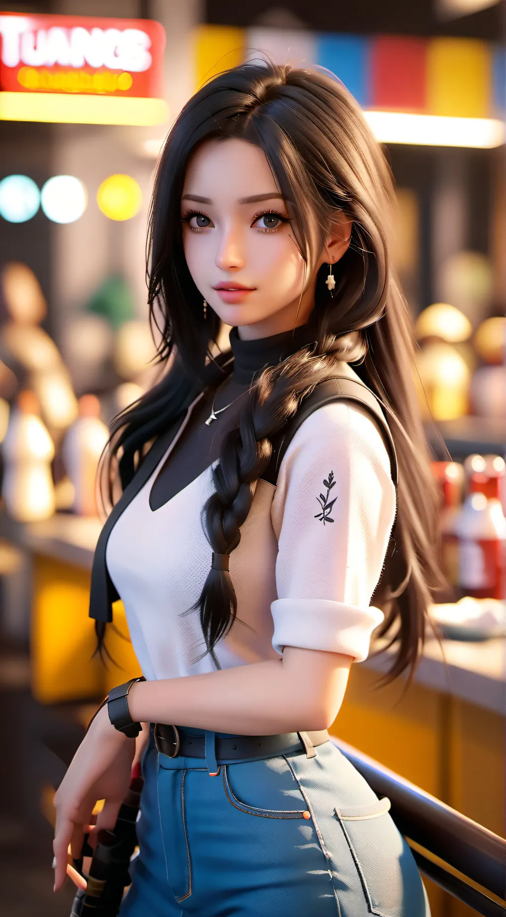 ai character: Daphne background