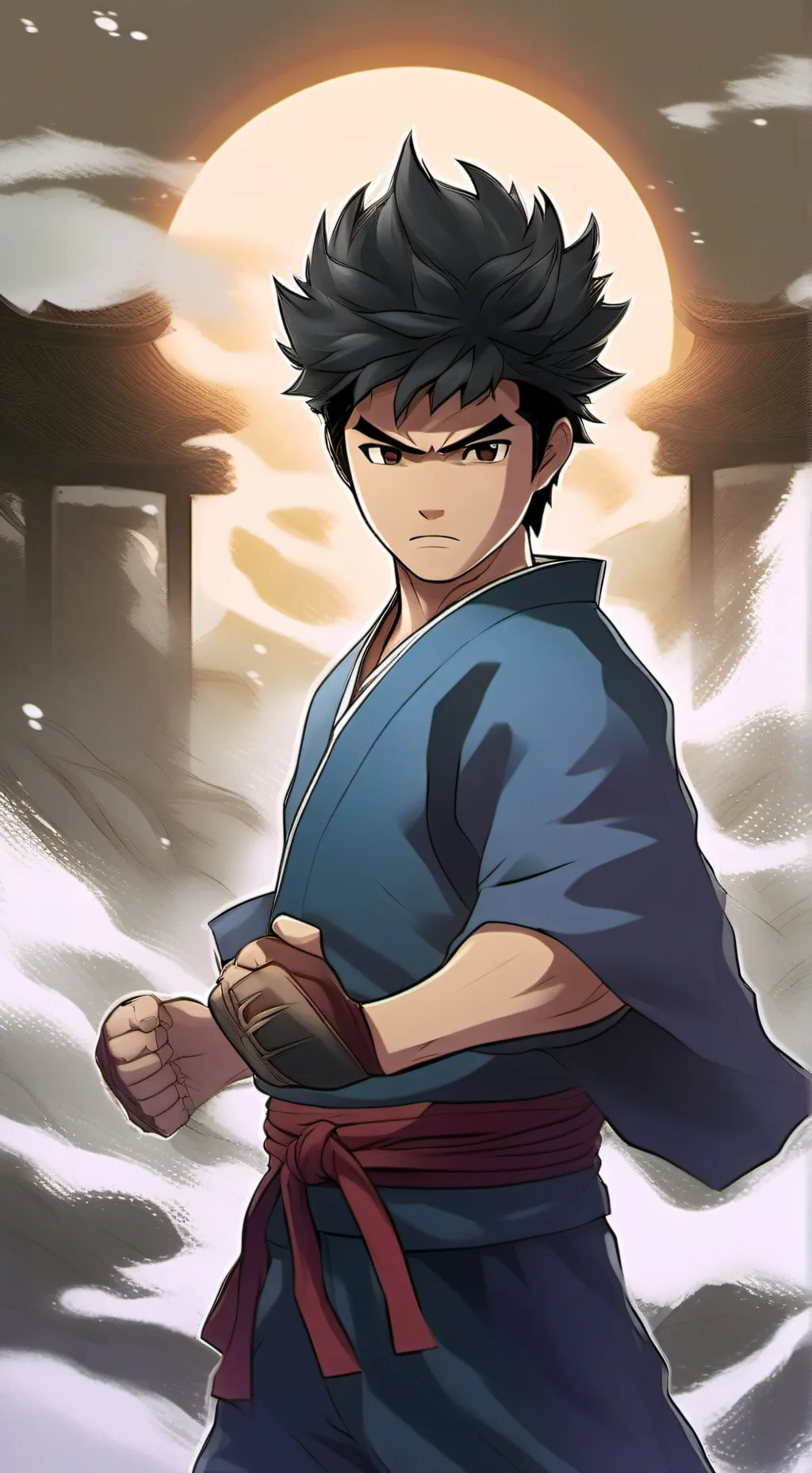 ai character: Ryu background