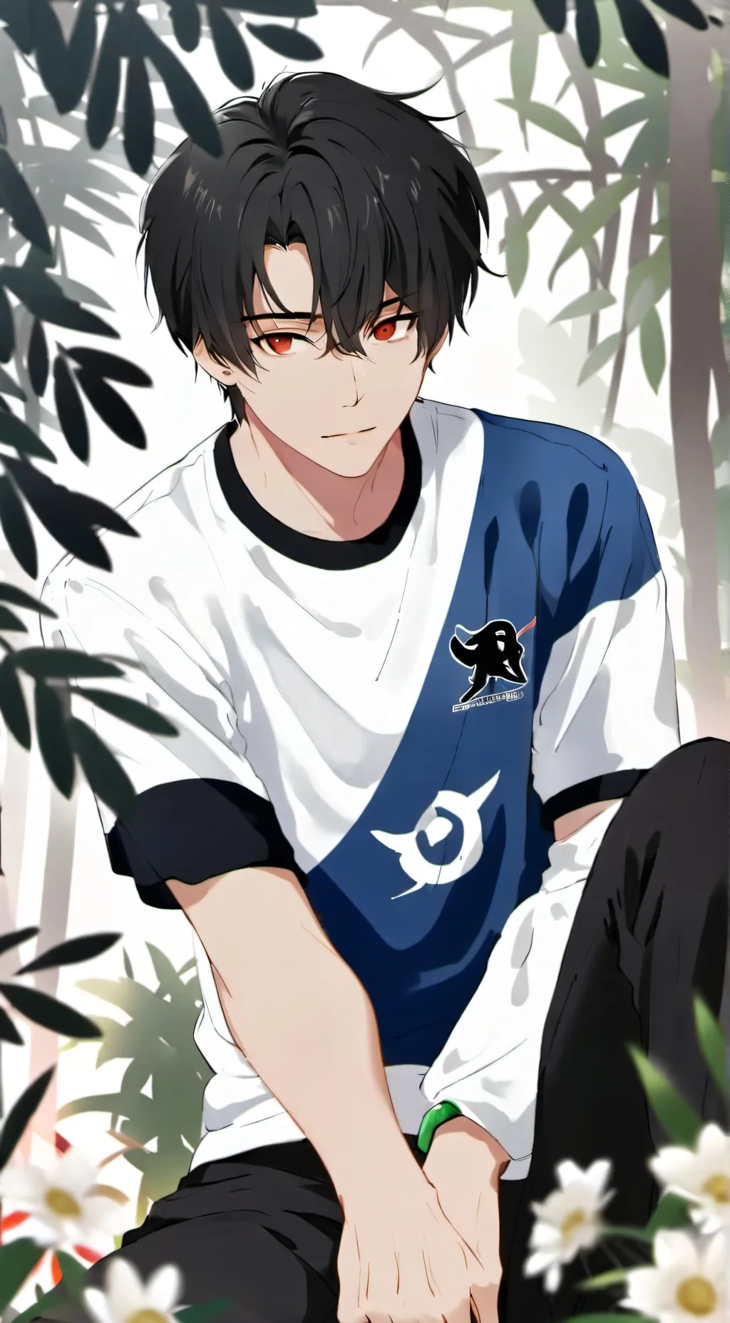 ai character: миша background