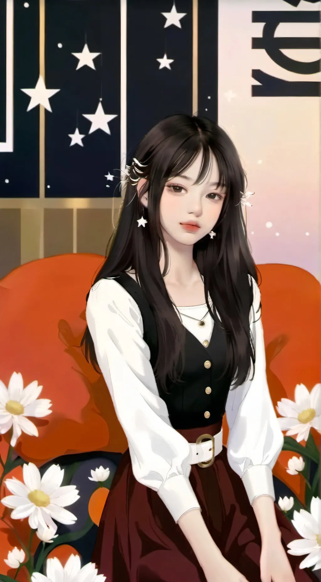 ai character: cristal background