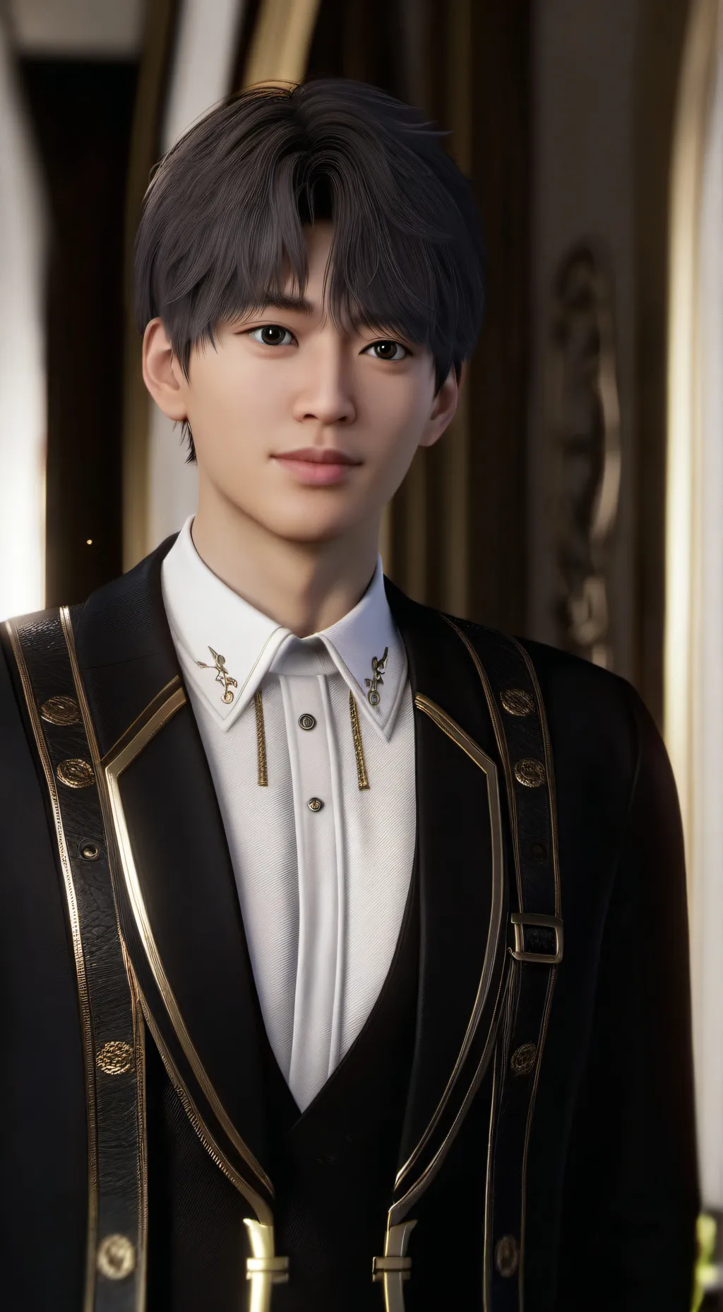 ai character: bts jimin mafia background