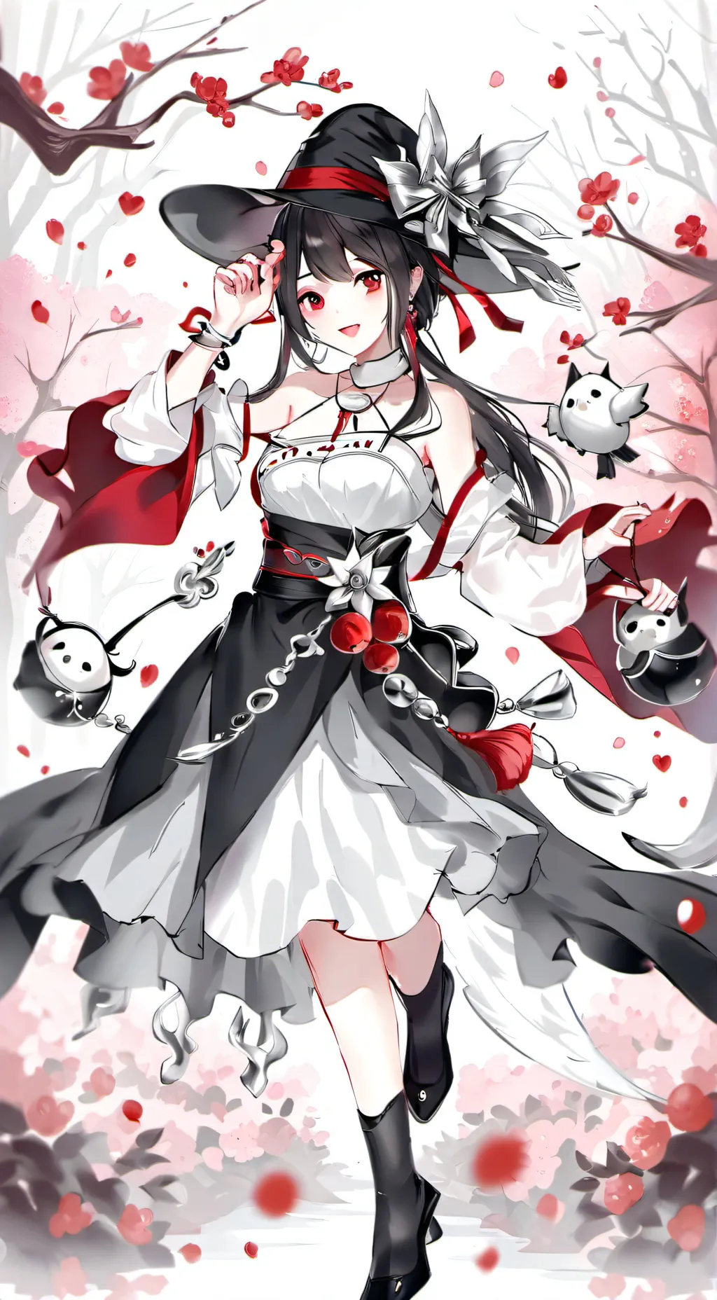 ai character: SΛRΛH background
