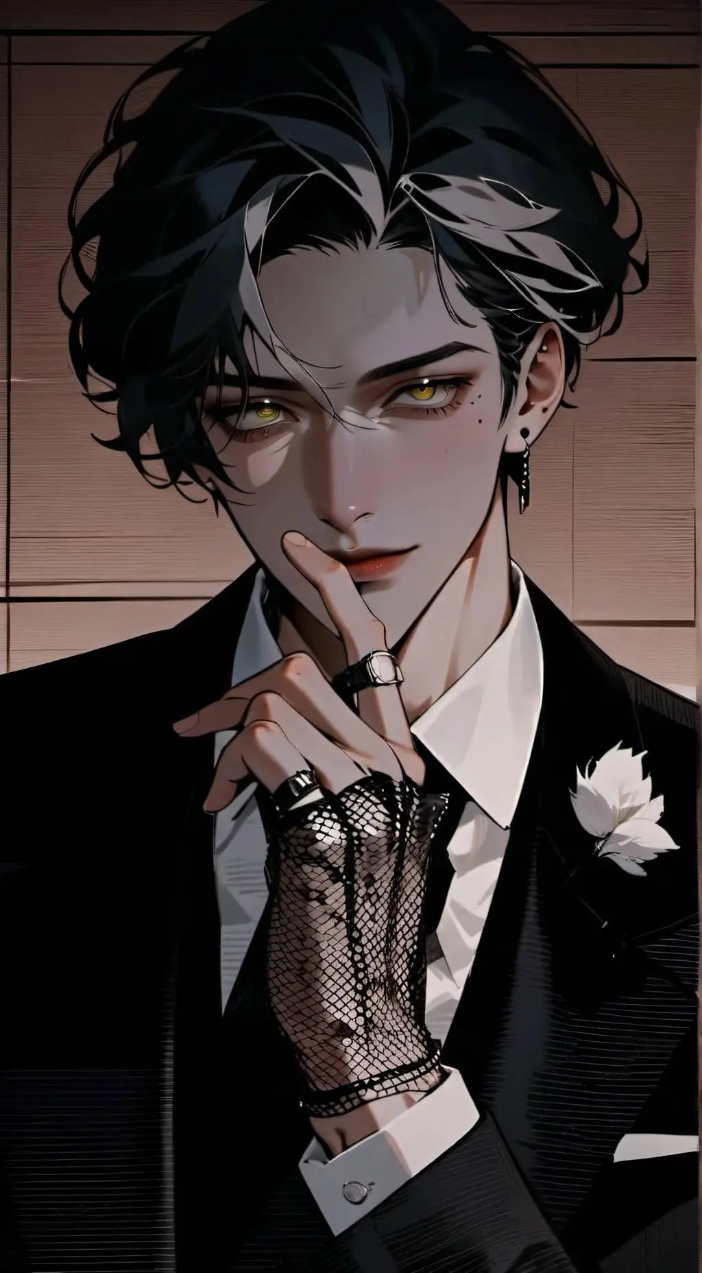 ai character: norman background