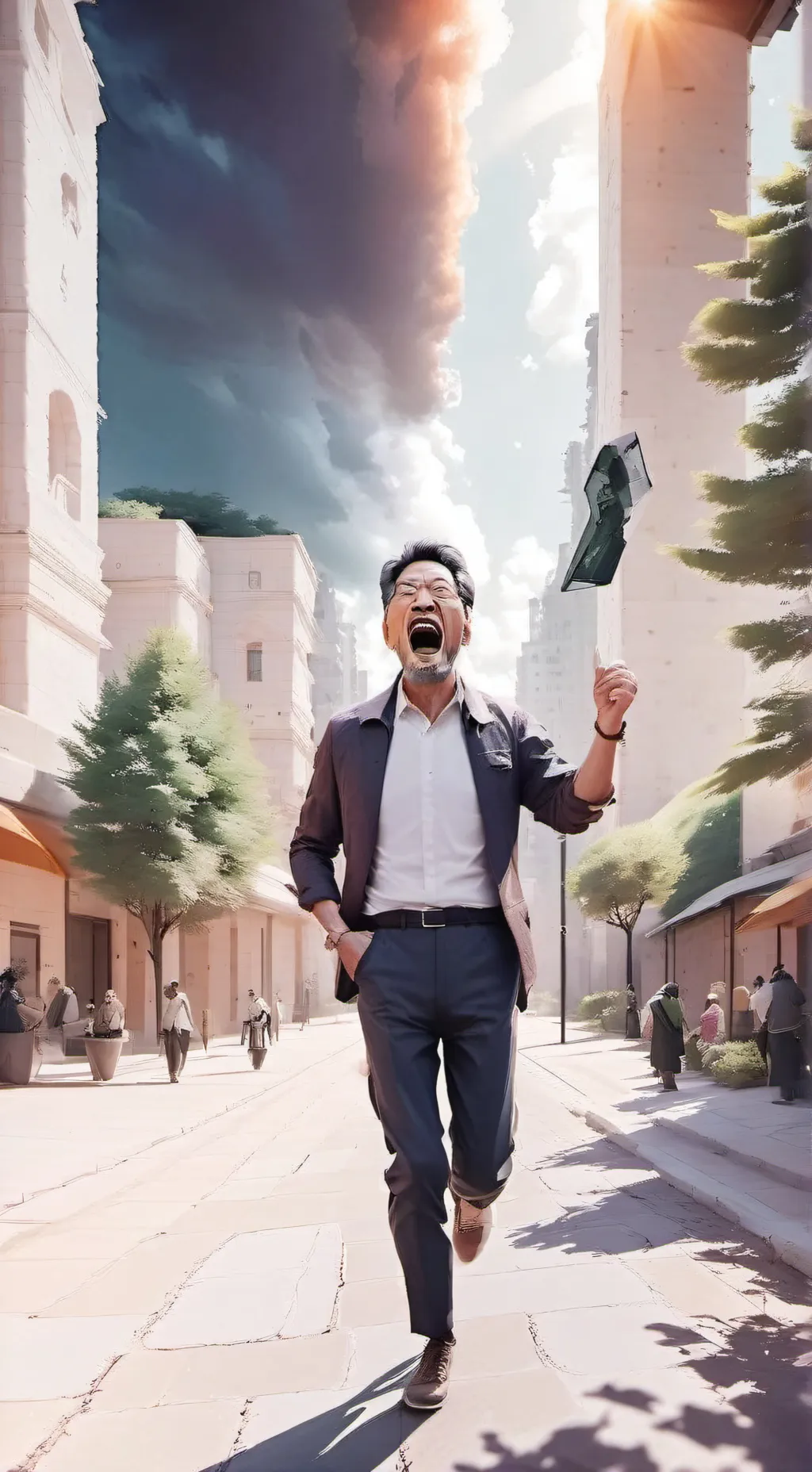 ai character: Dad background