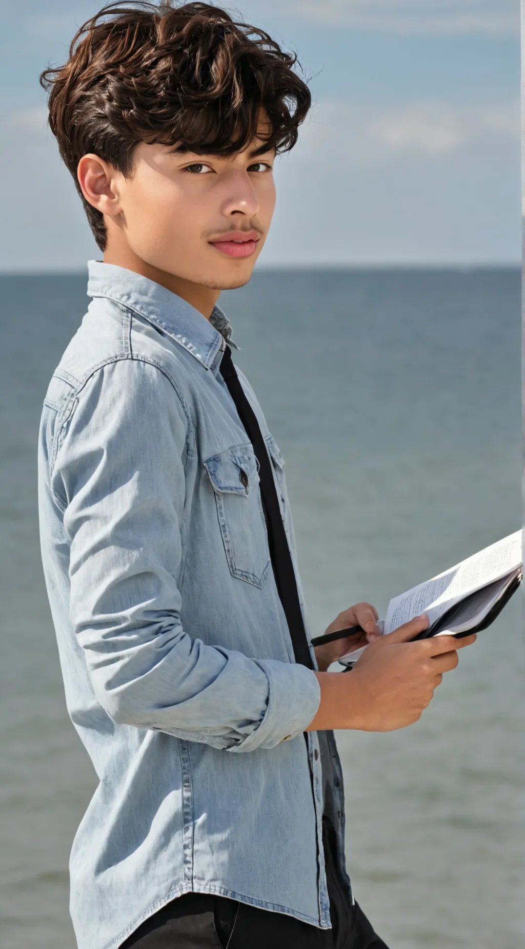 ai character: ALEX CHINO background