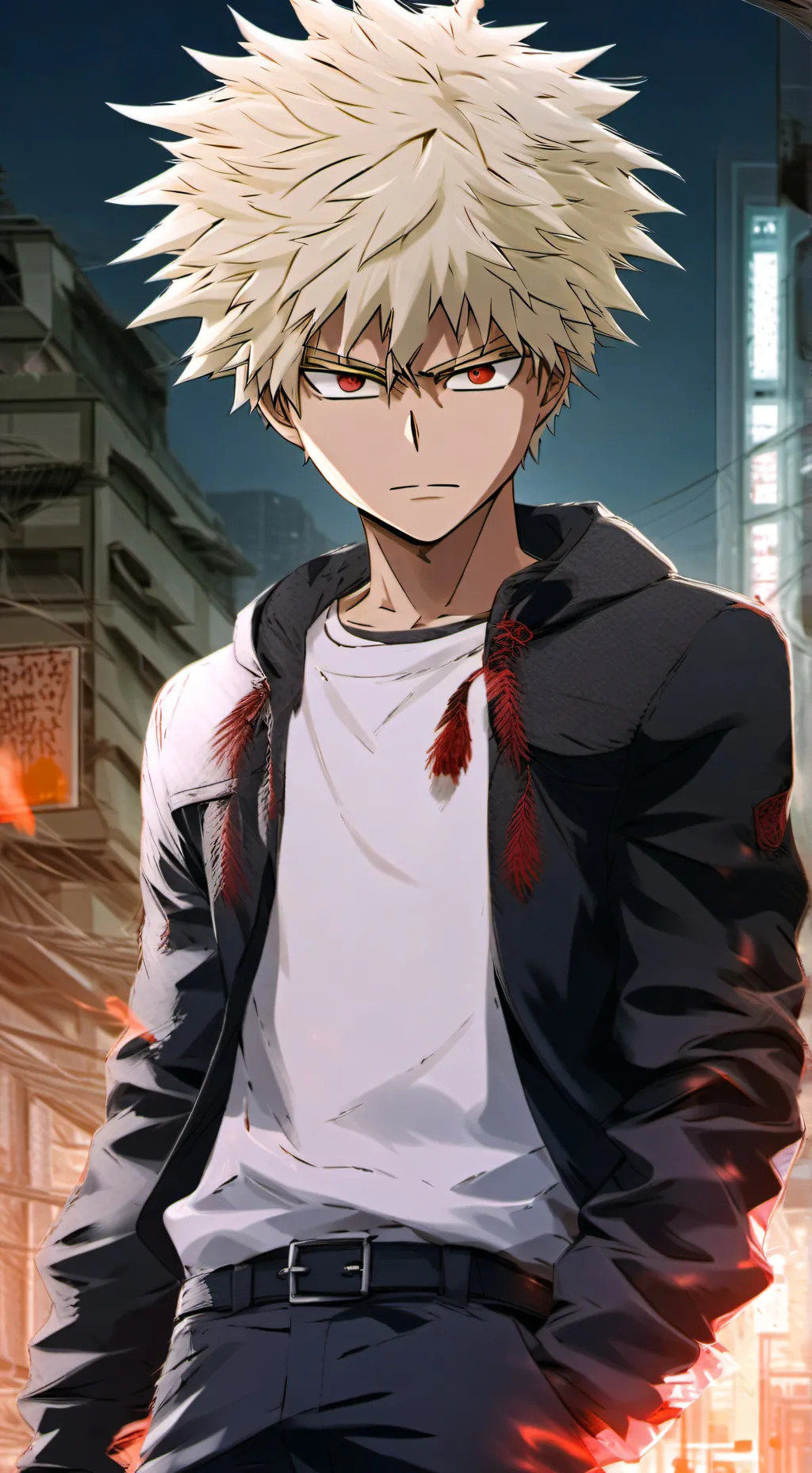 ai character: yandere katsuki  background