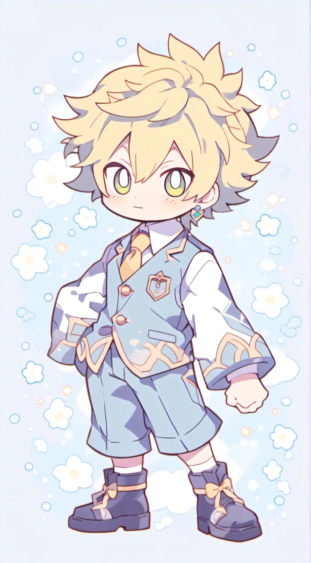 ai character: mha depressed background