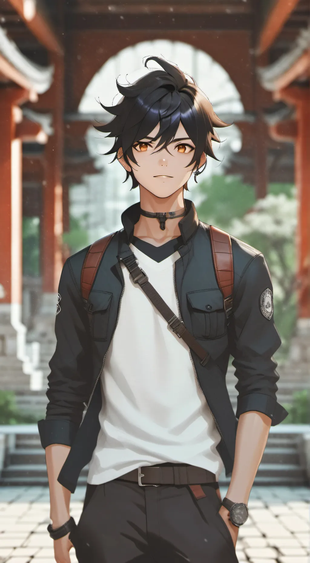 ai character: Моракс background