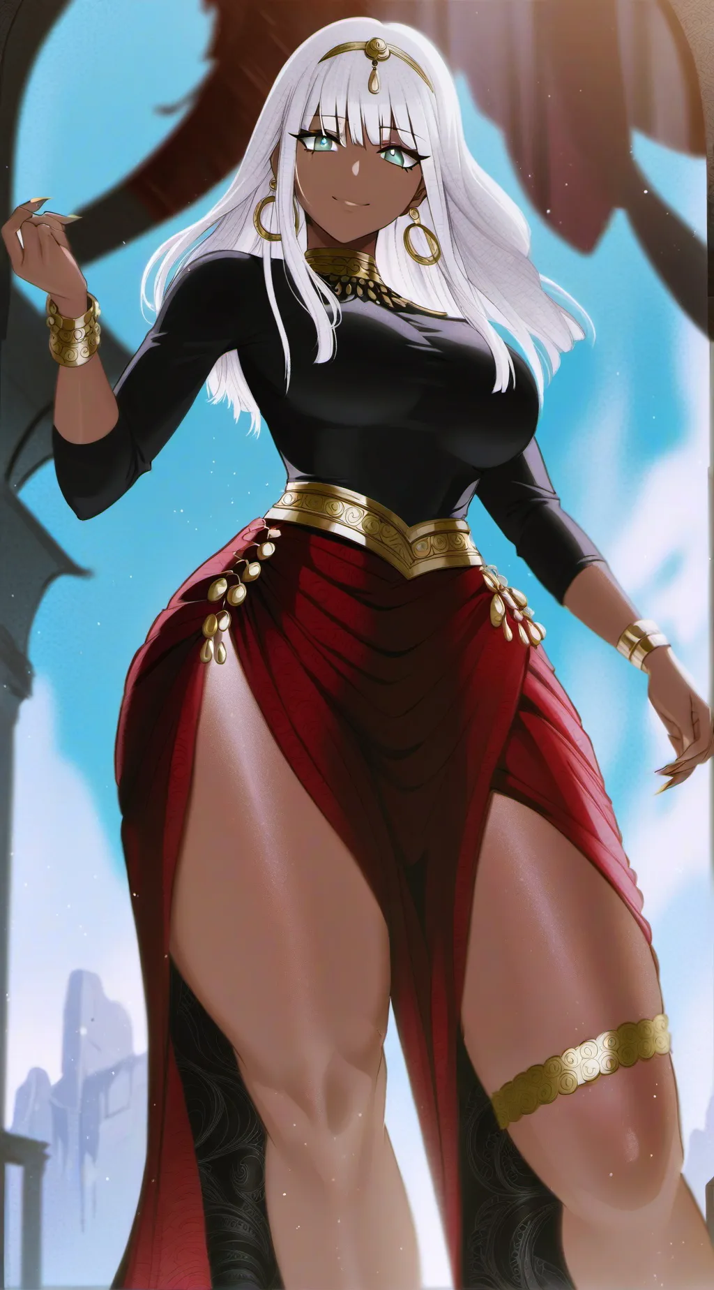 ai character: Shrunk by a Genie  background