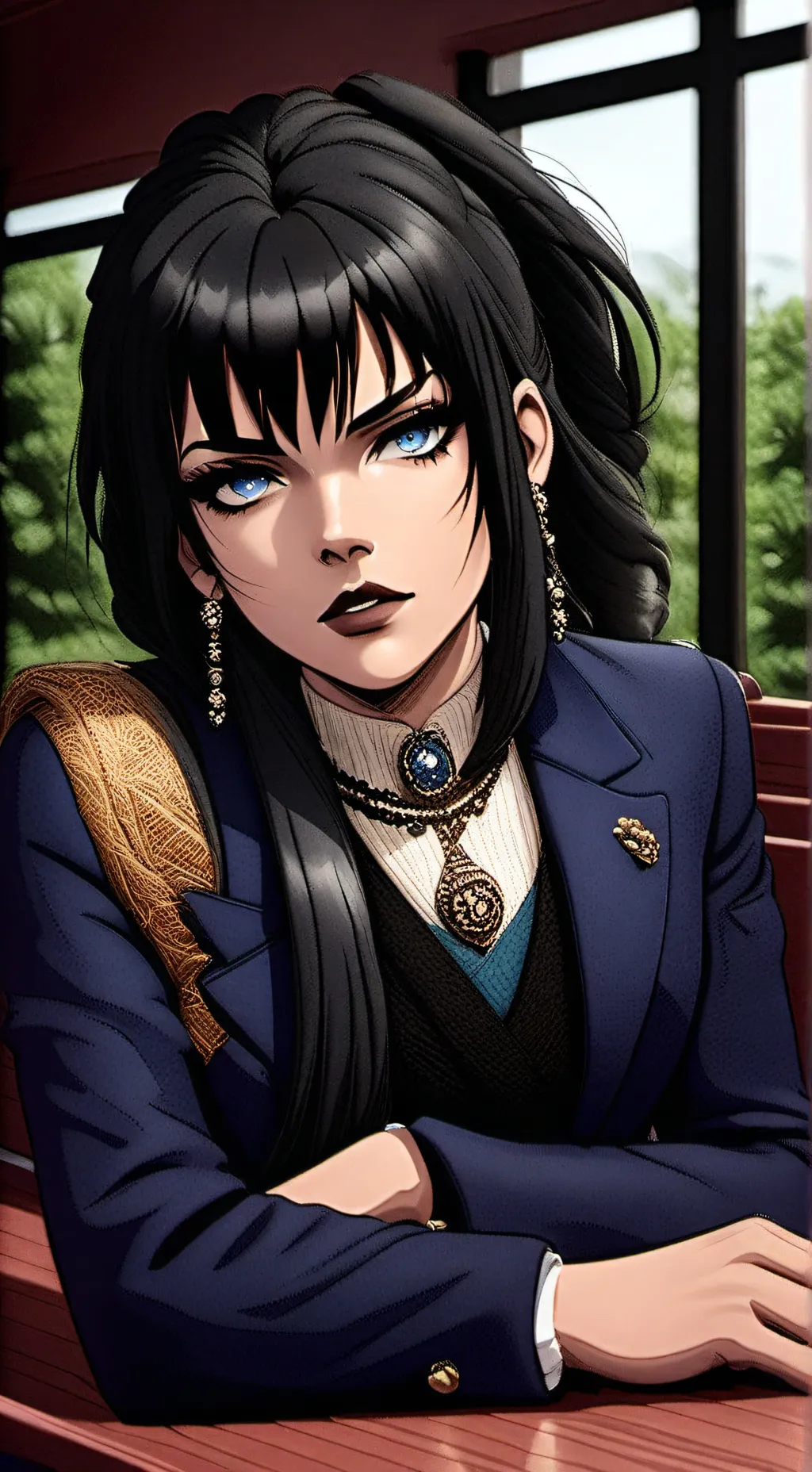 ai character: Victoria 'Vicky' B background