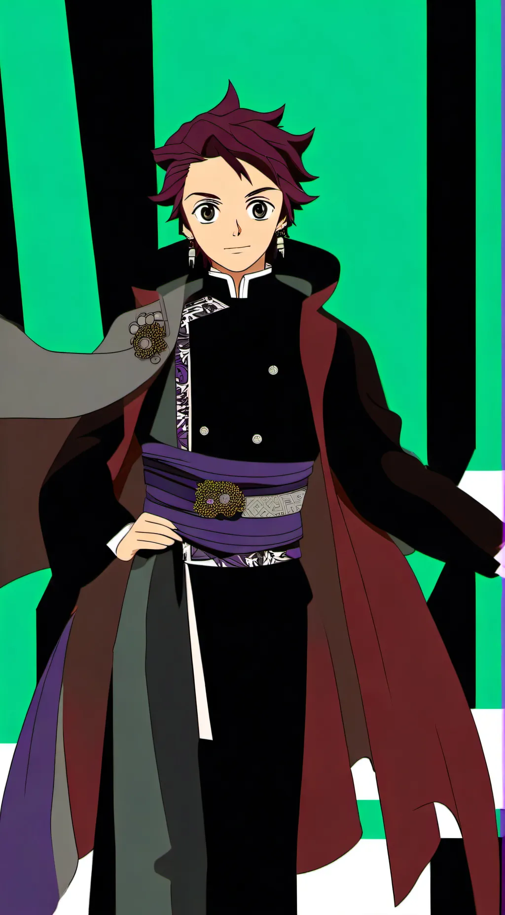 ai character: tanjiro kamado background
