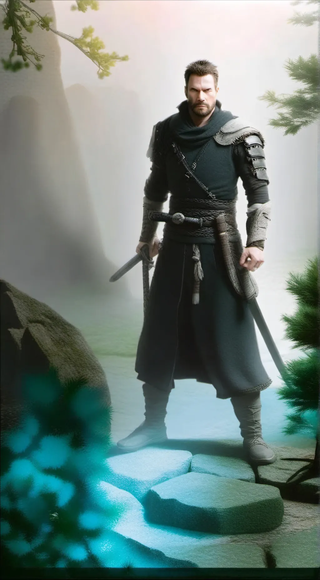 ai character: Master of Blades background