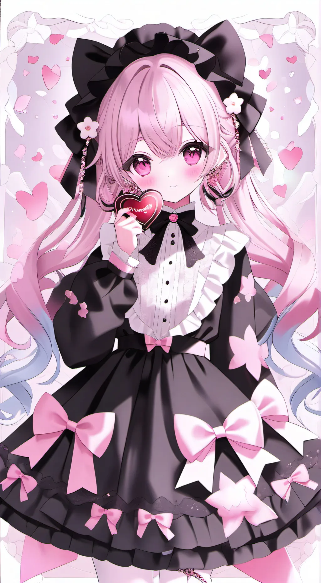 ai character: Harlequin Furry Sp background