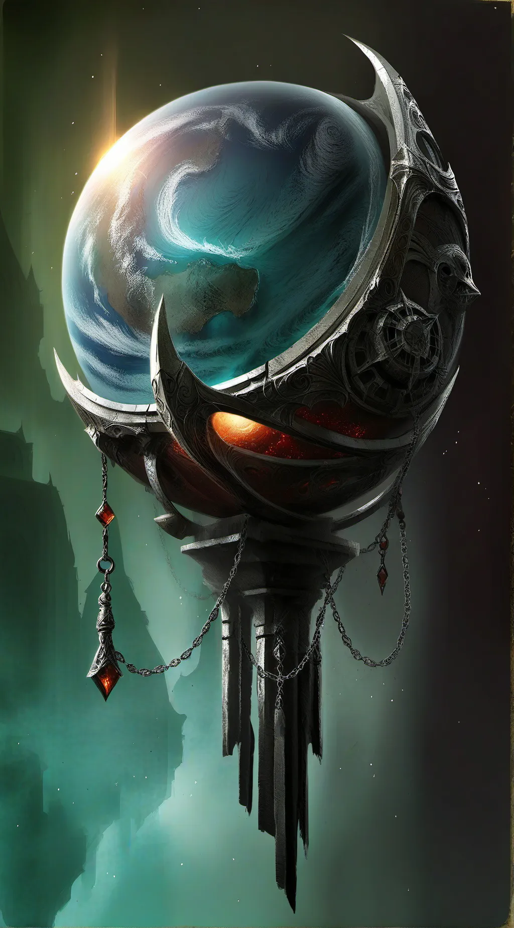 ai character: Planet! background