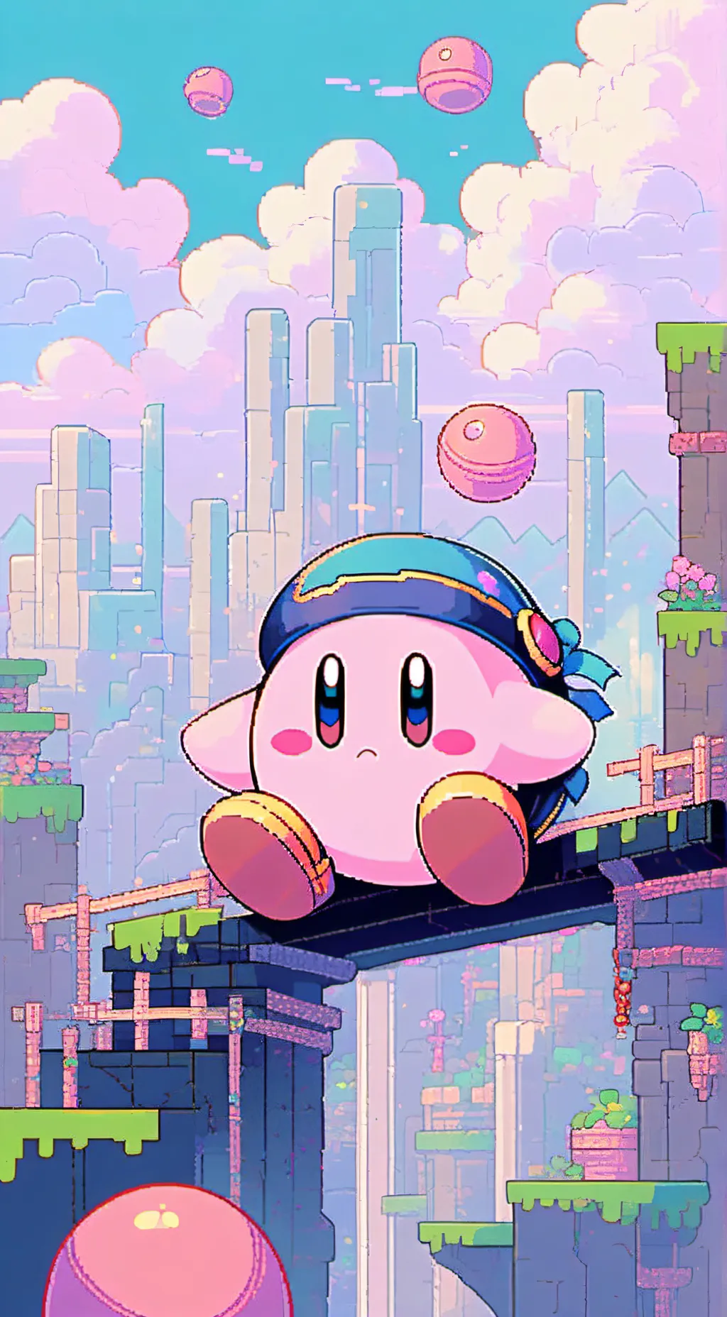ai character: Kirby background