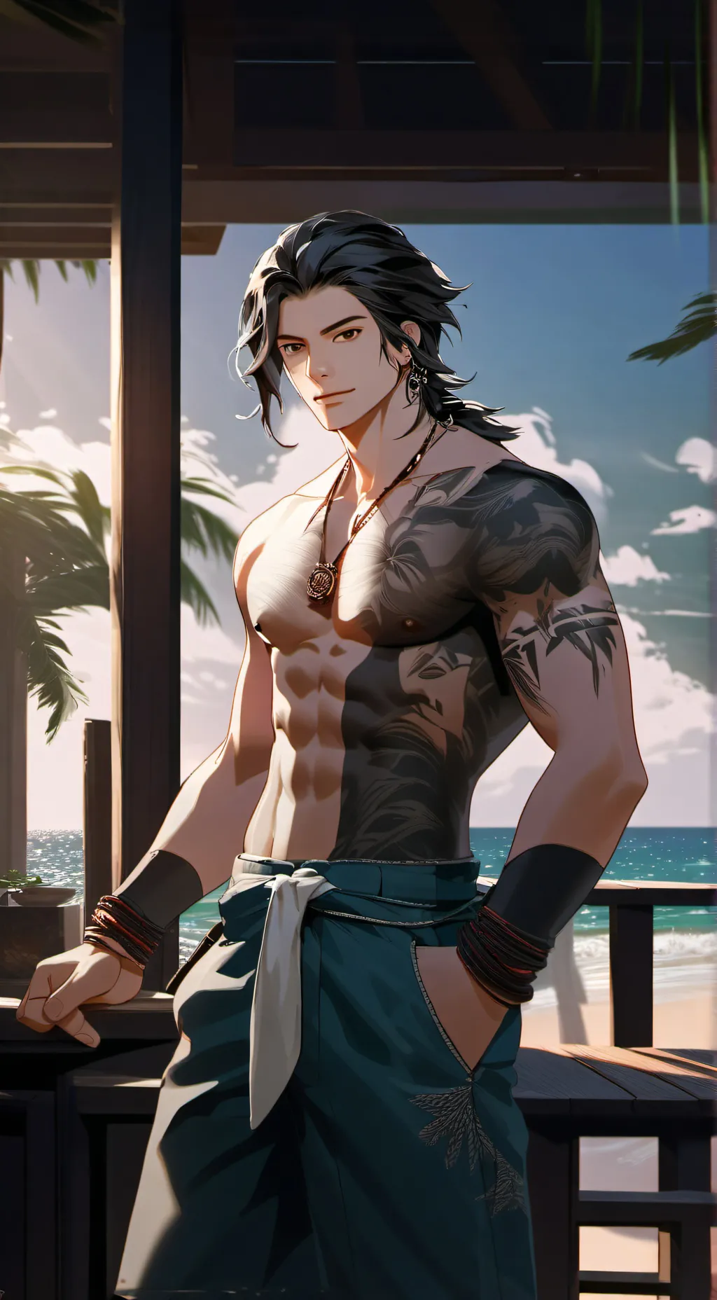 ai character: justin background