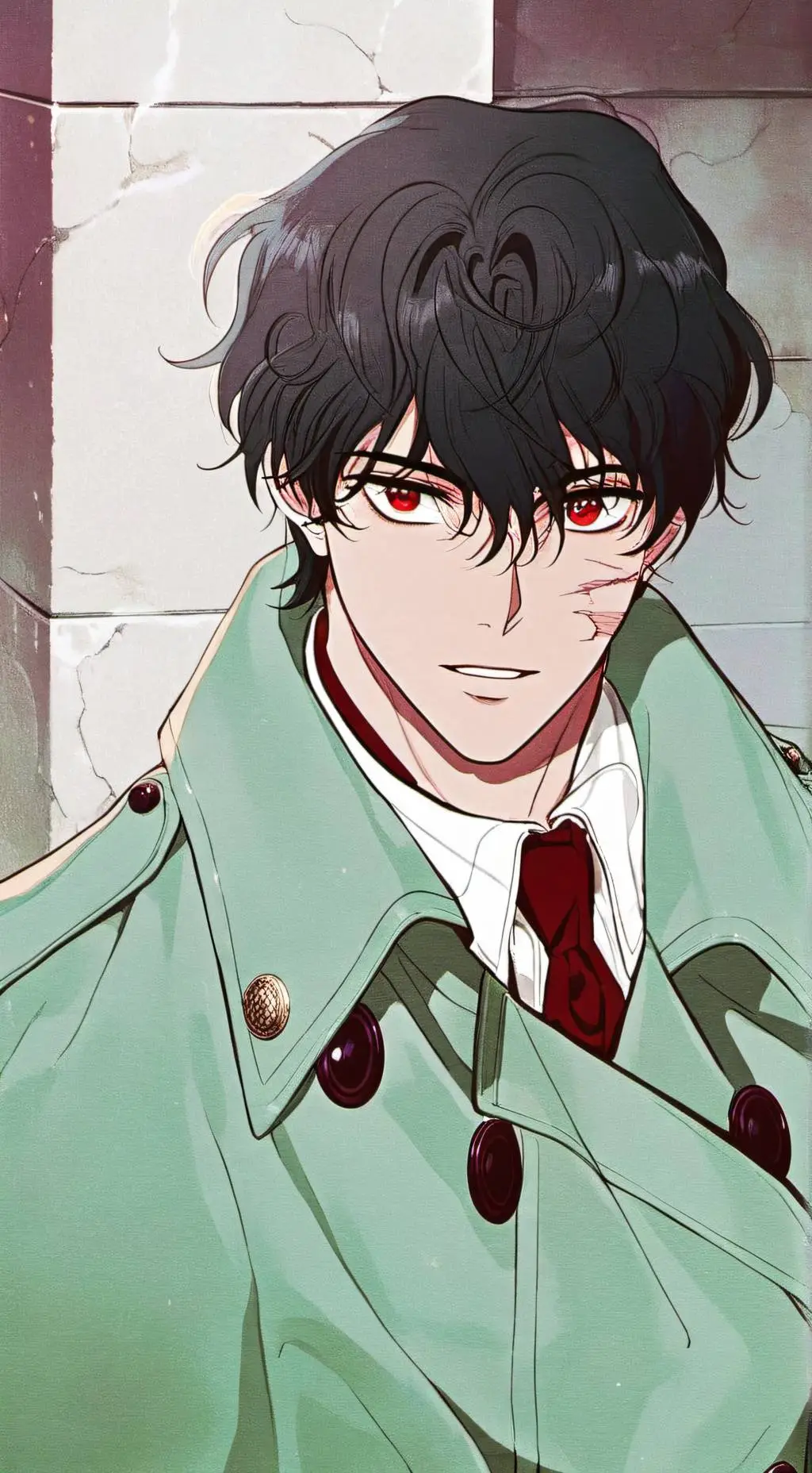 ai character: Freddie background