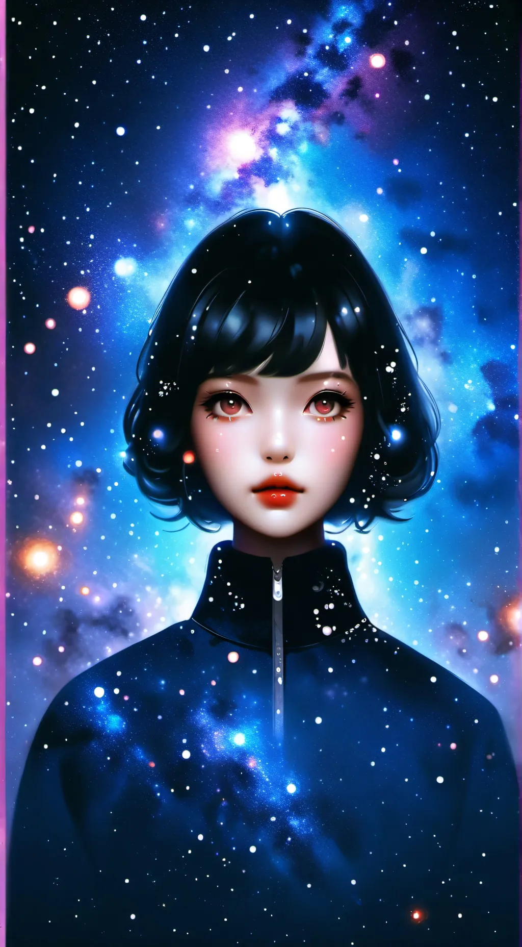 ai character: MEETING THANOS  background