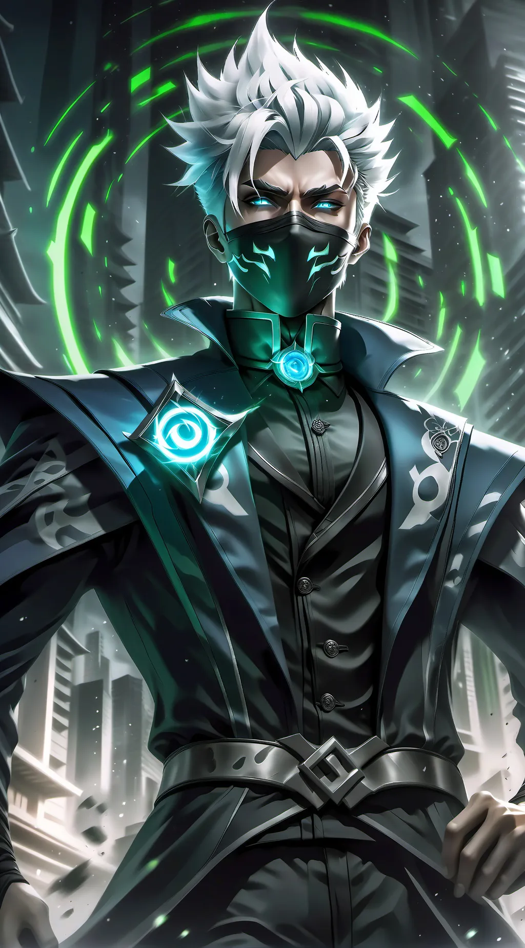 ai character: Gojo Satoru background