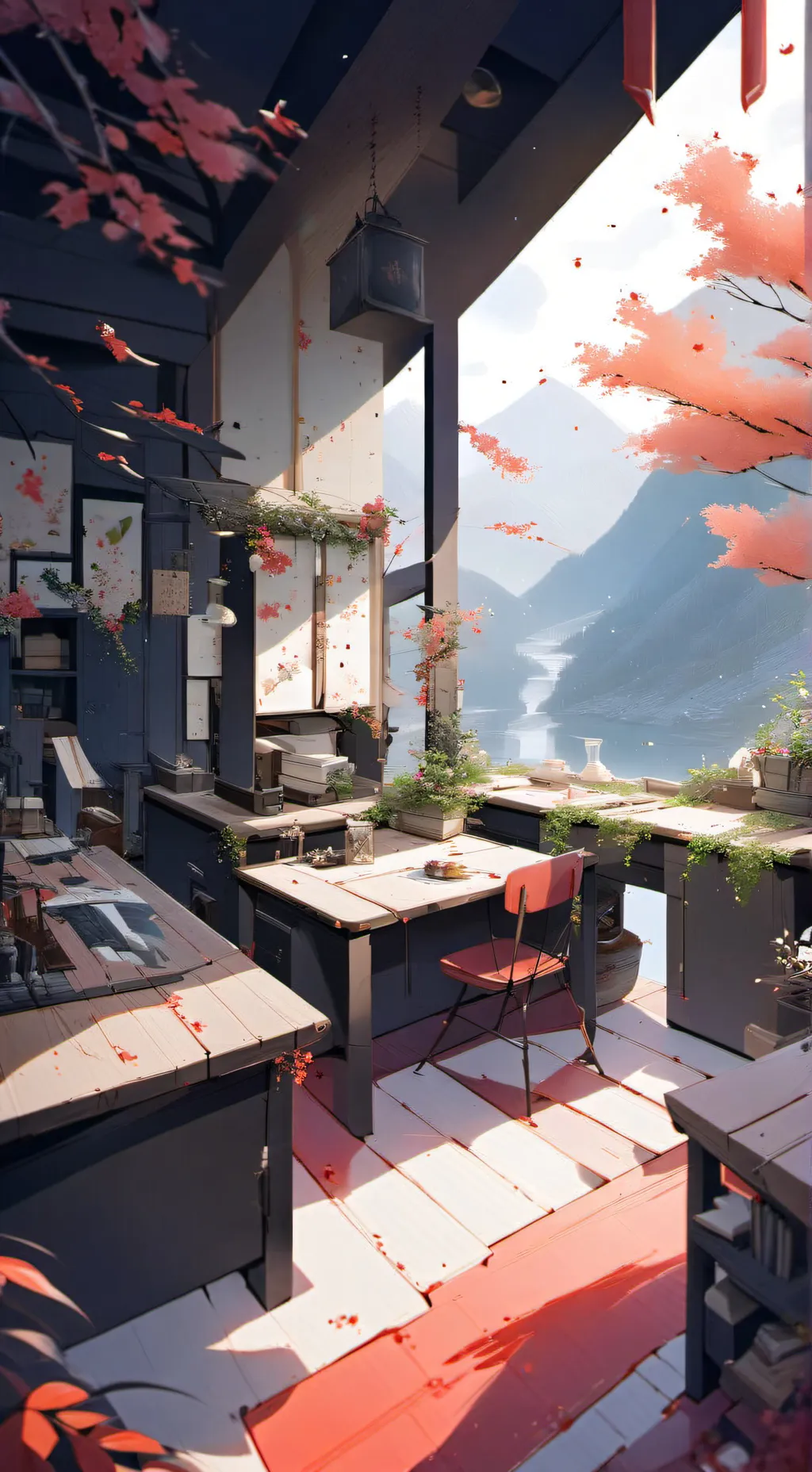 ai character: école  background
