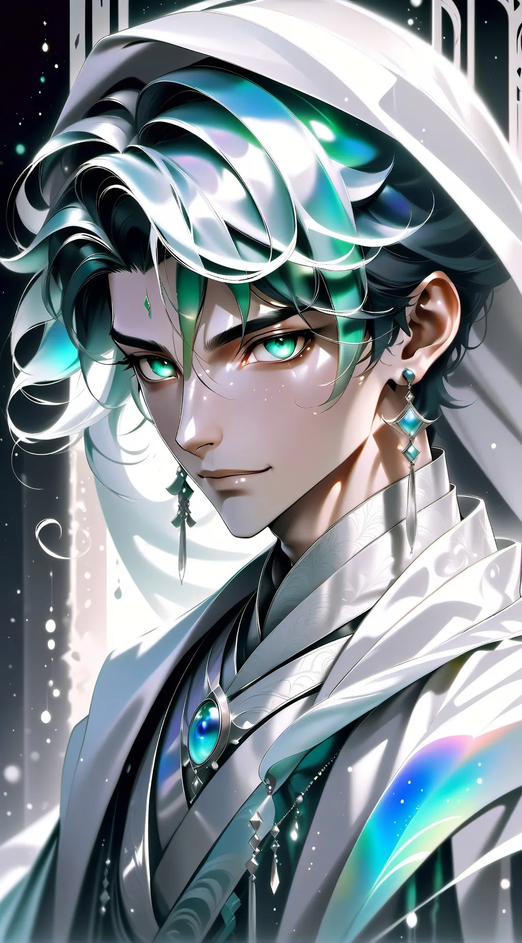 ai character: gojo is fighting u background