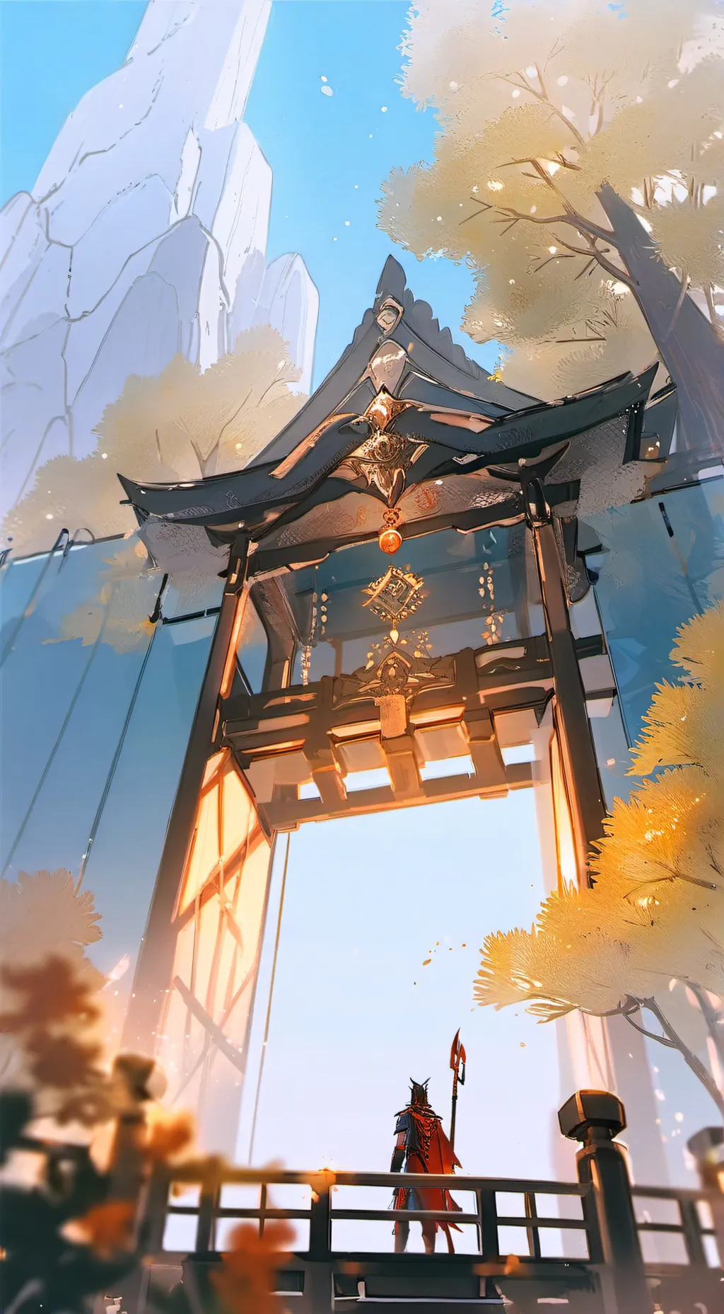 ai character: infinity castle background