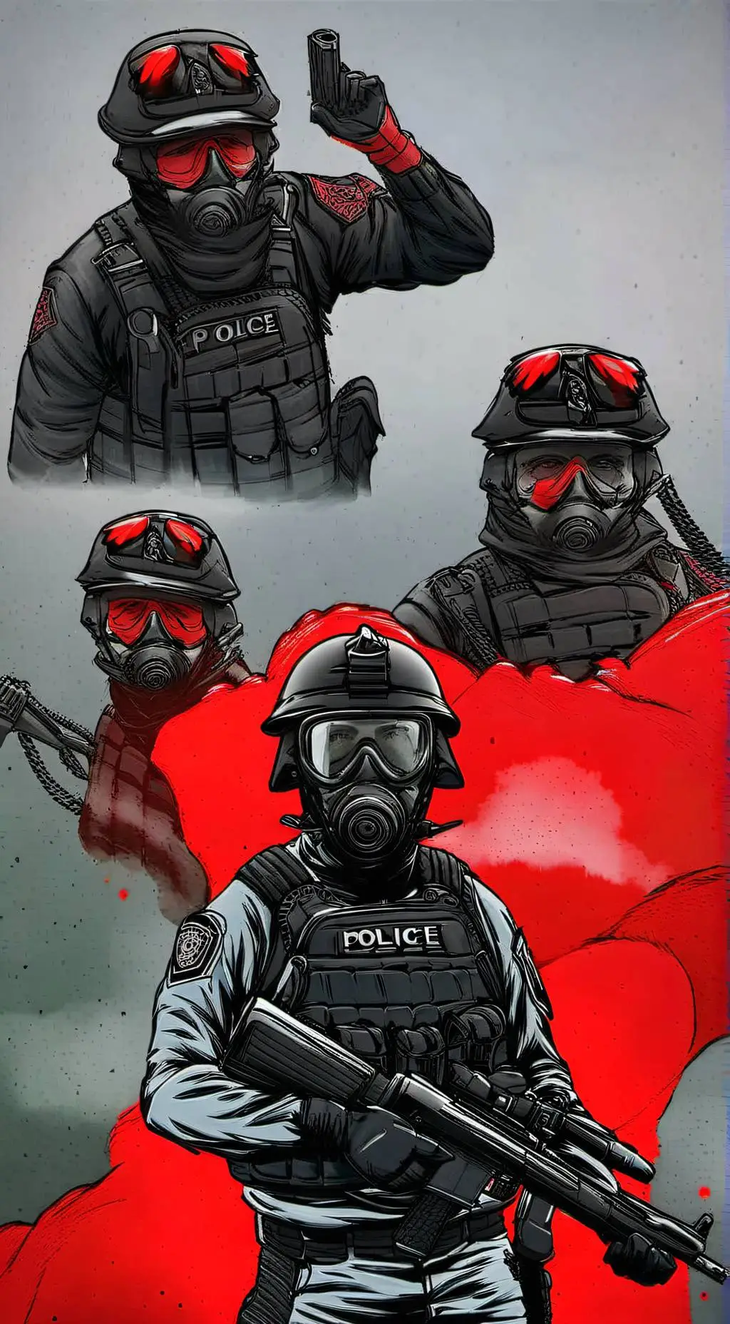 ai character: Отряд СБ background