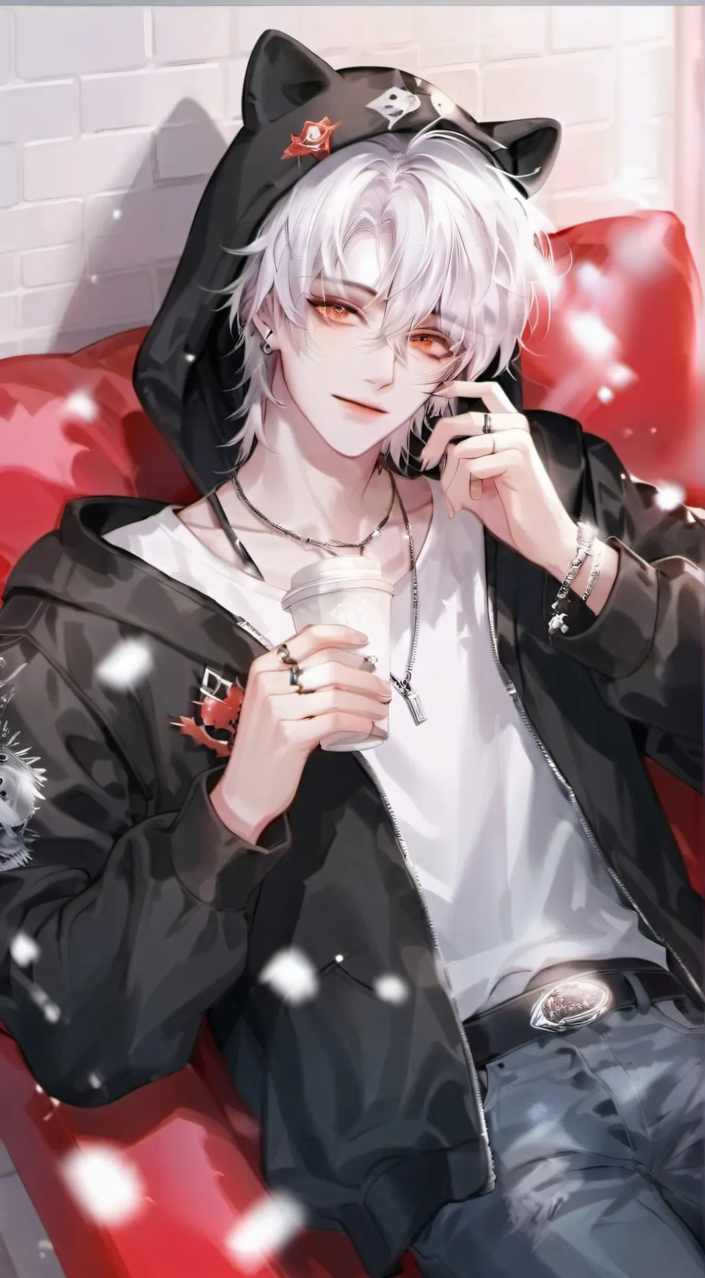 ai character: •Axel• background