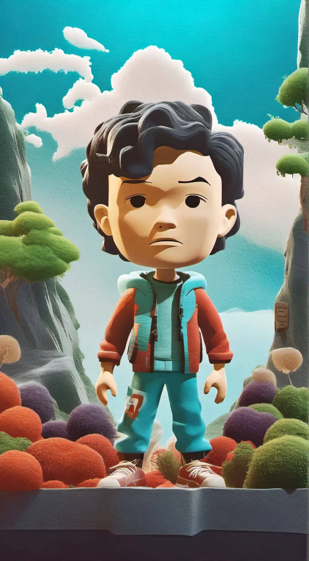 ai character: juego del calamar background