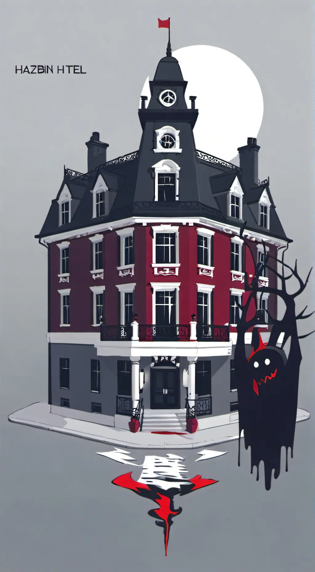 ai character: Hazbin hotel background