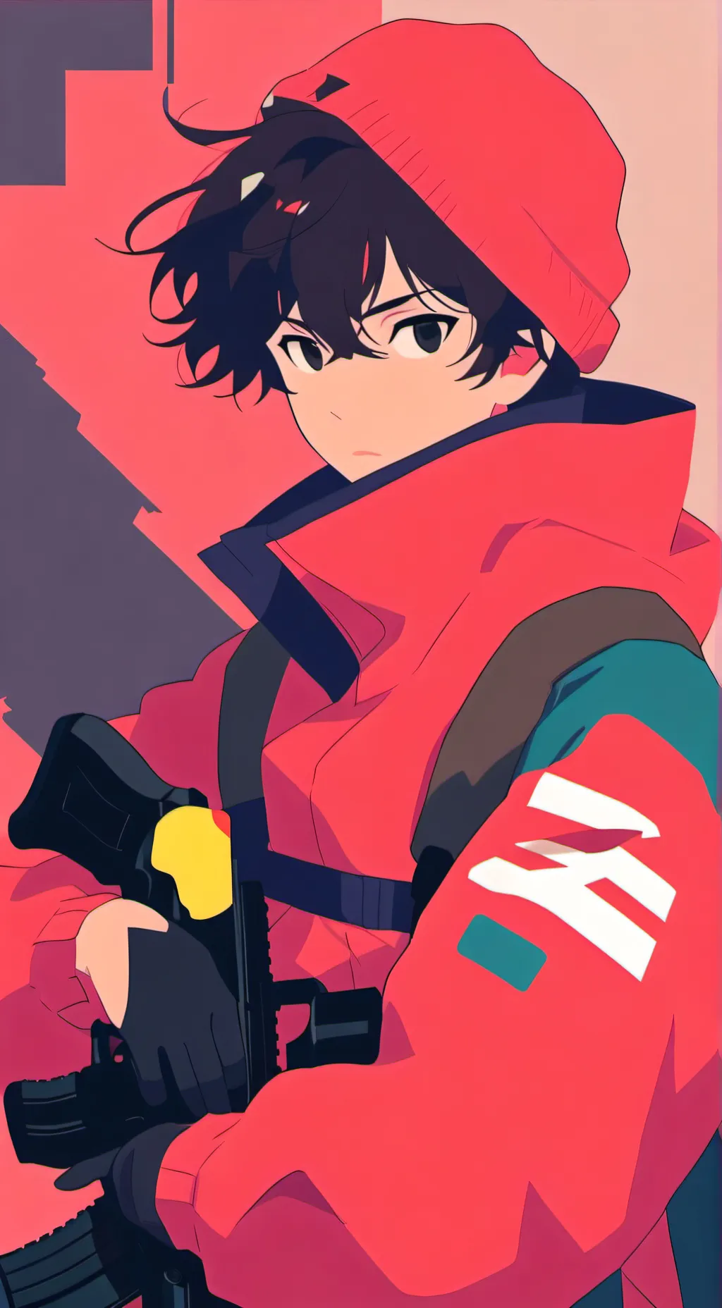 ai character: Squid game background