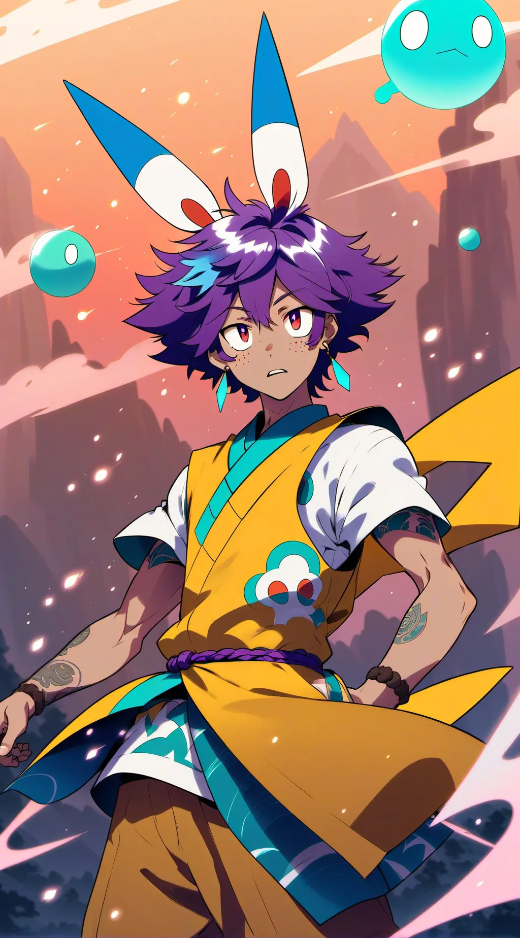 ai character: Jaki💀💀 background