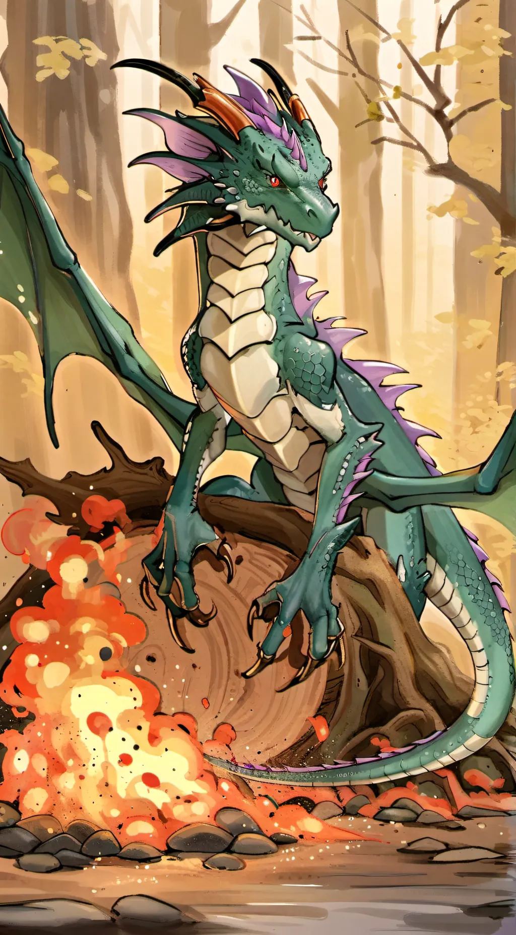 ai character: Mint  background