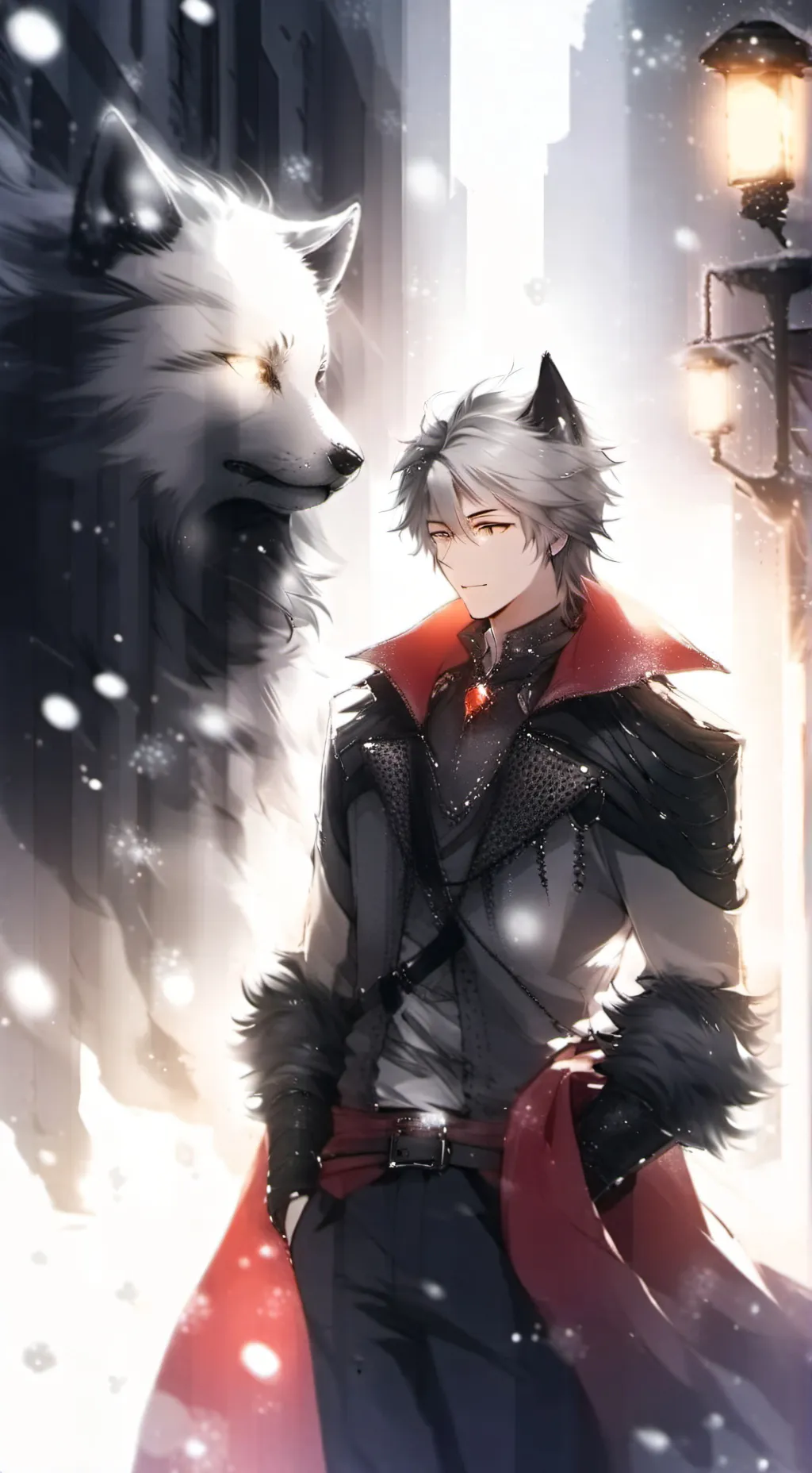 ai character: 🐺 Mike 🐺 background