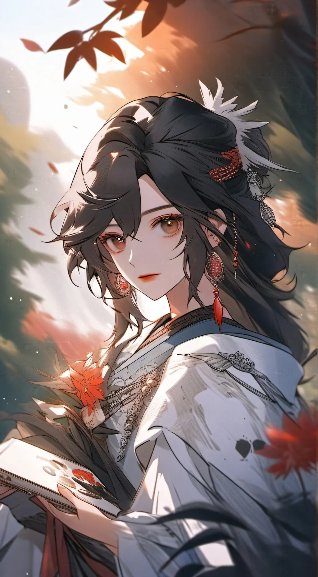 ai character: Luna background