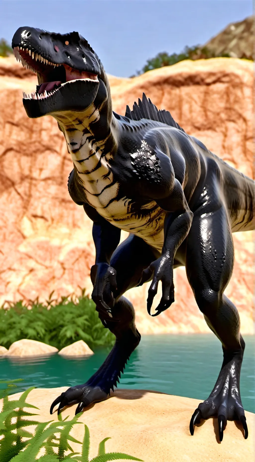 ai character: The indoraptor background