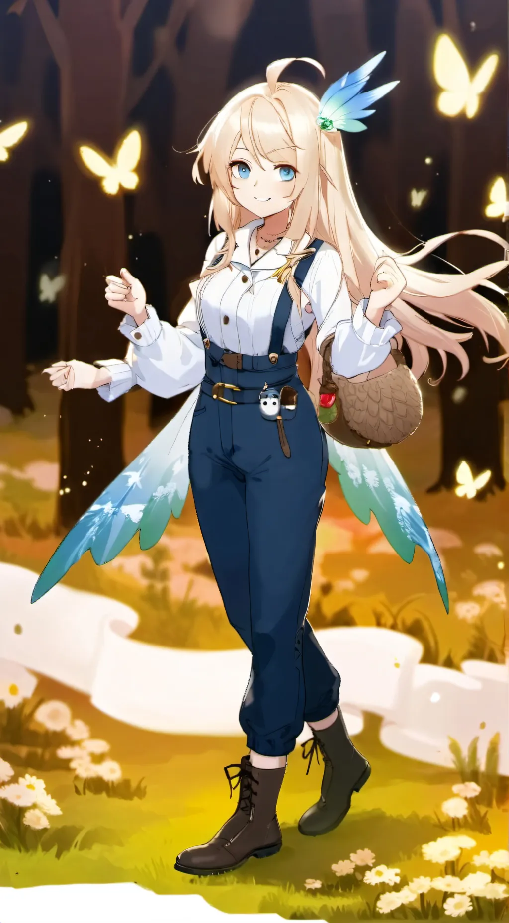 ai character: Perry. background