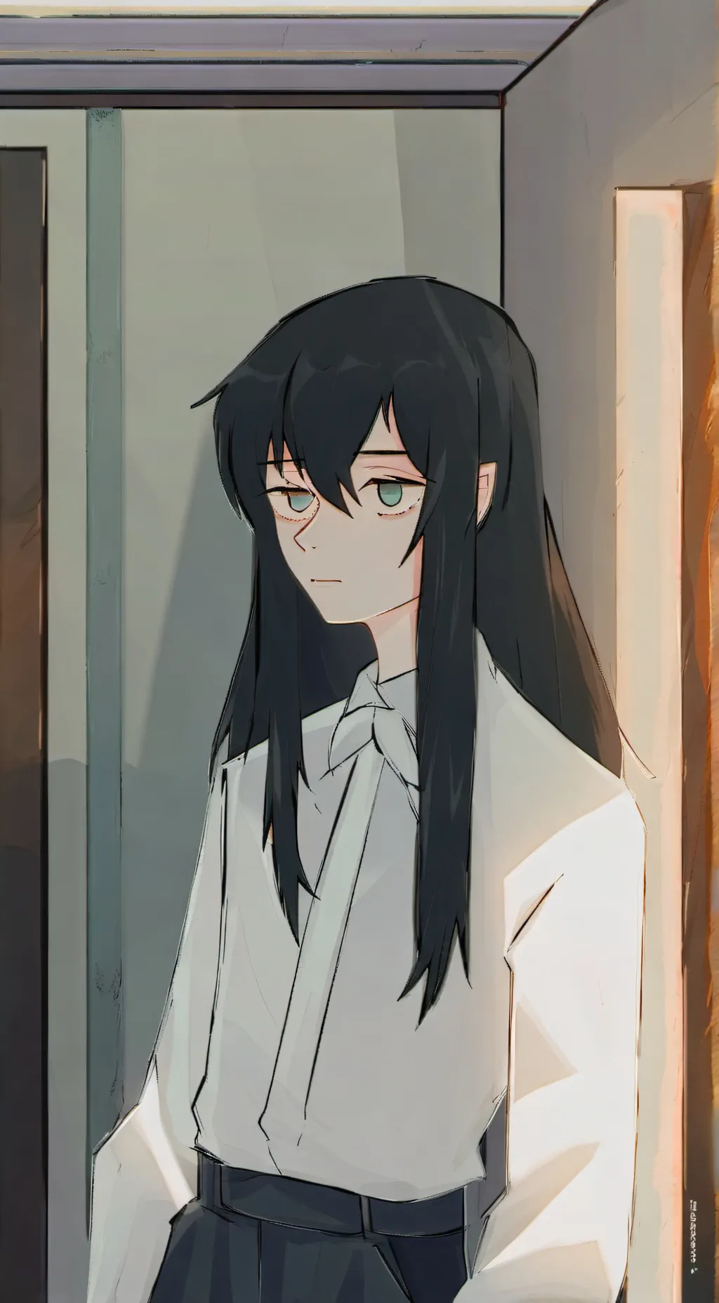 ai character: Tokito Muichiro  background