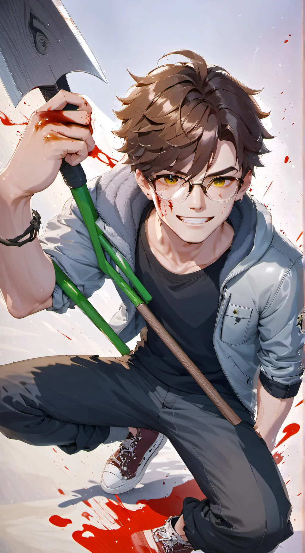 ai character: Ticci Toby background