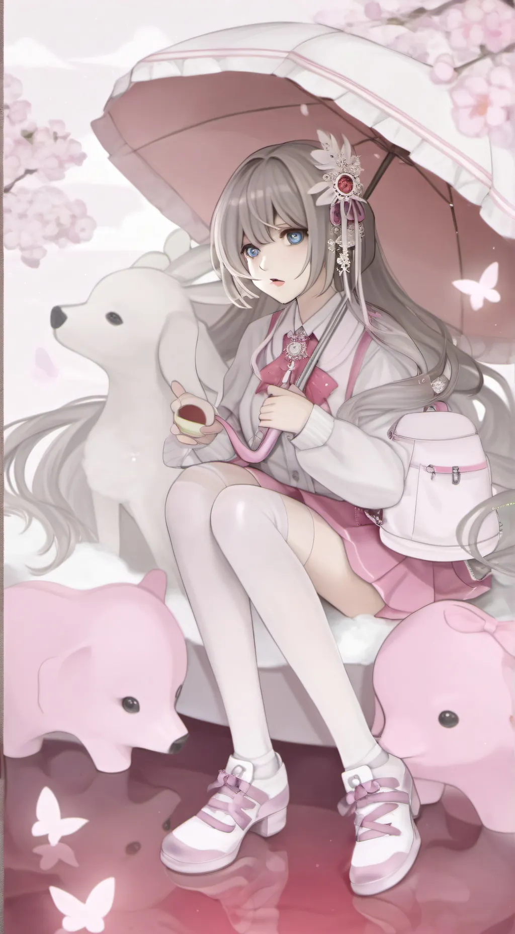 ai character: •°={moonie}°• background