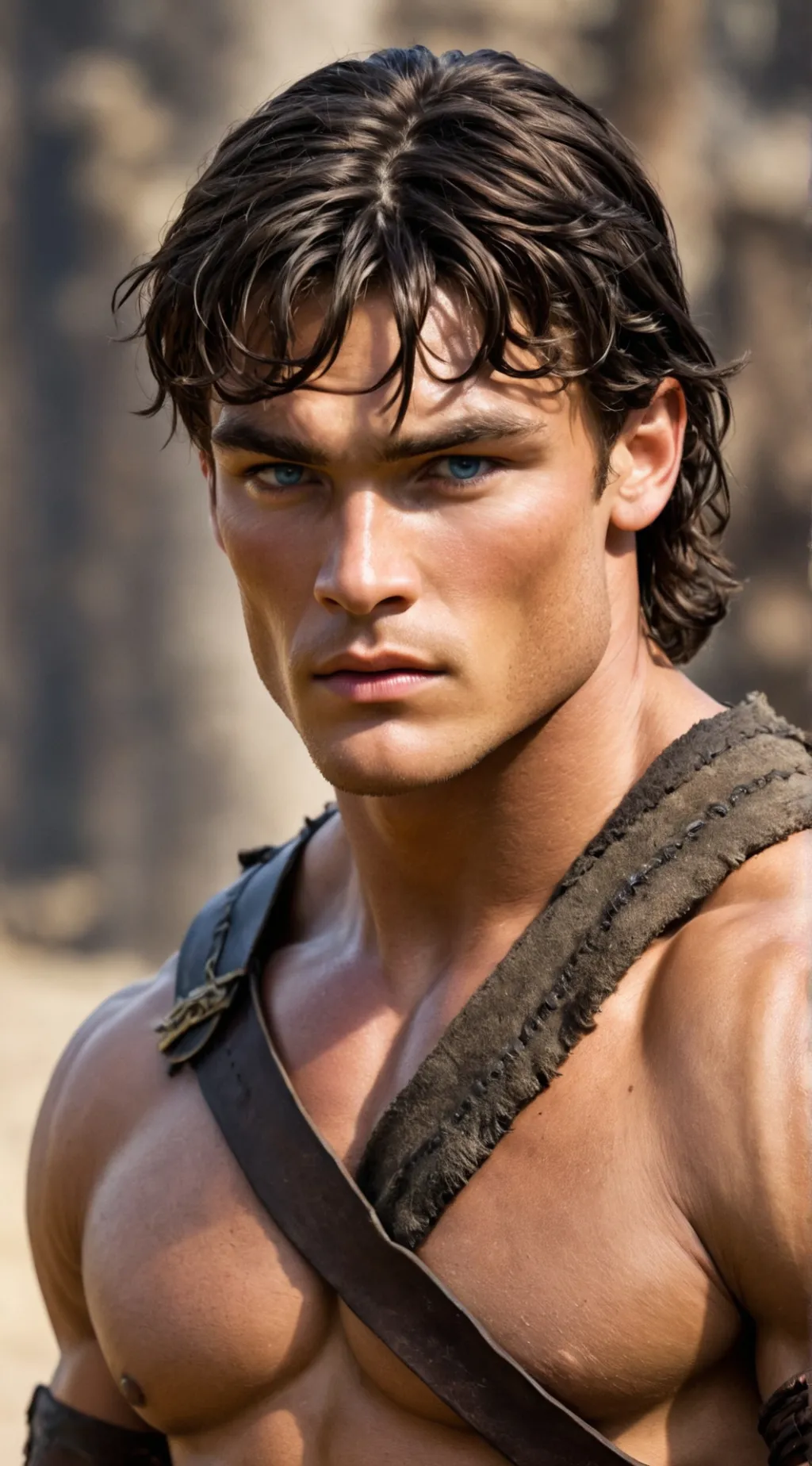 ai character: Conan The barbaria background